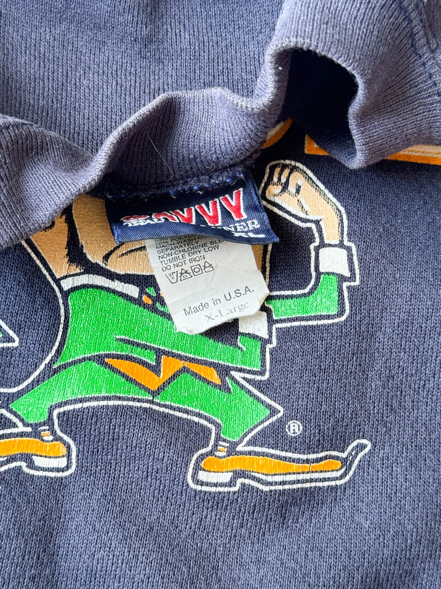 90's Notre Dame Fighting Irish Sweatshirt , Made in U.S.A.