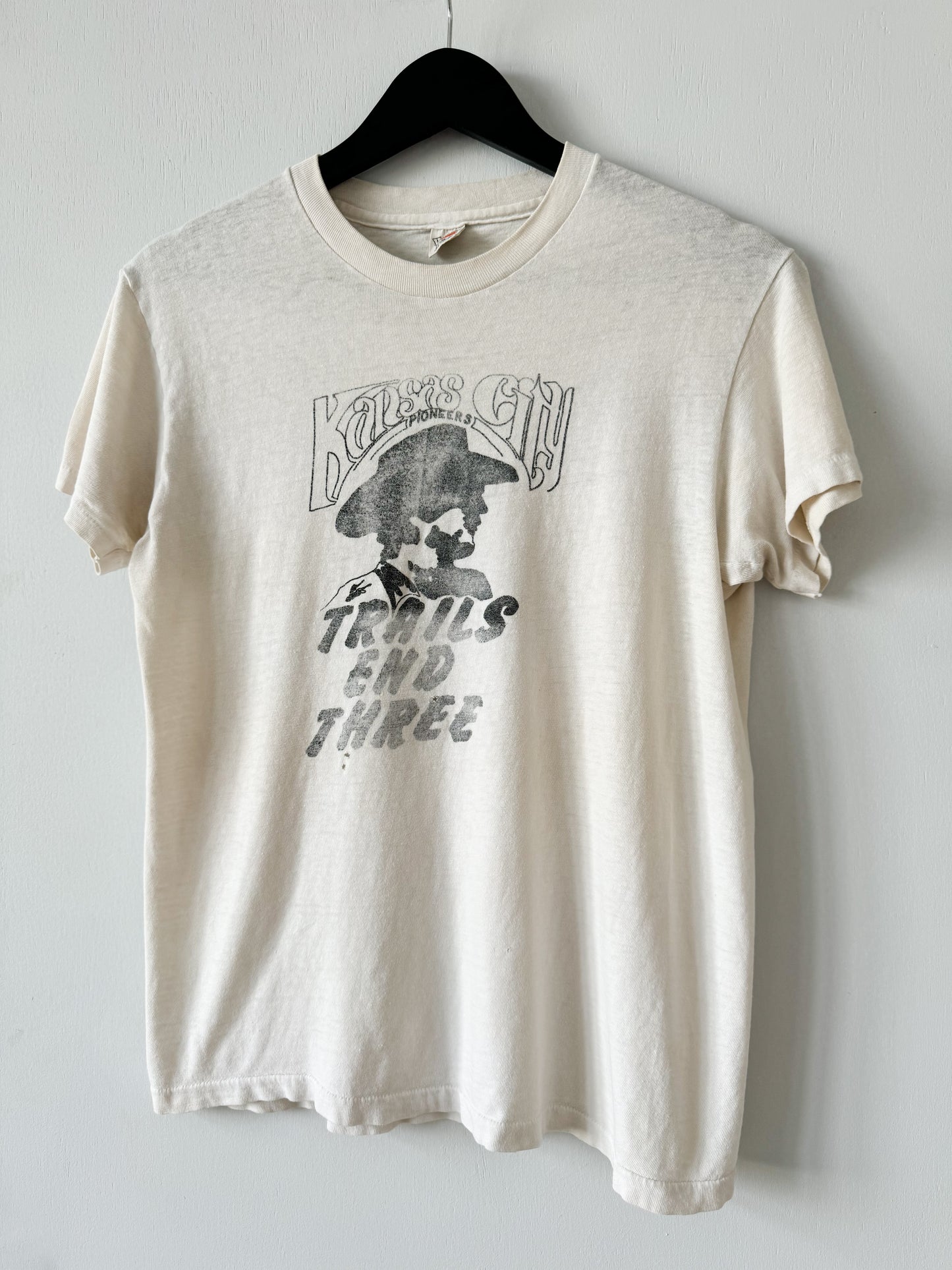 1970s Kansas City Trails End Three Tee , Made in U.S.A