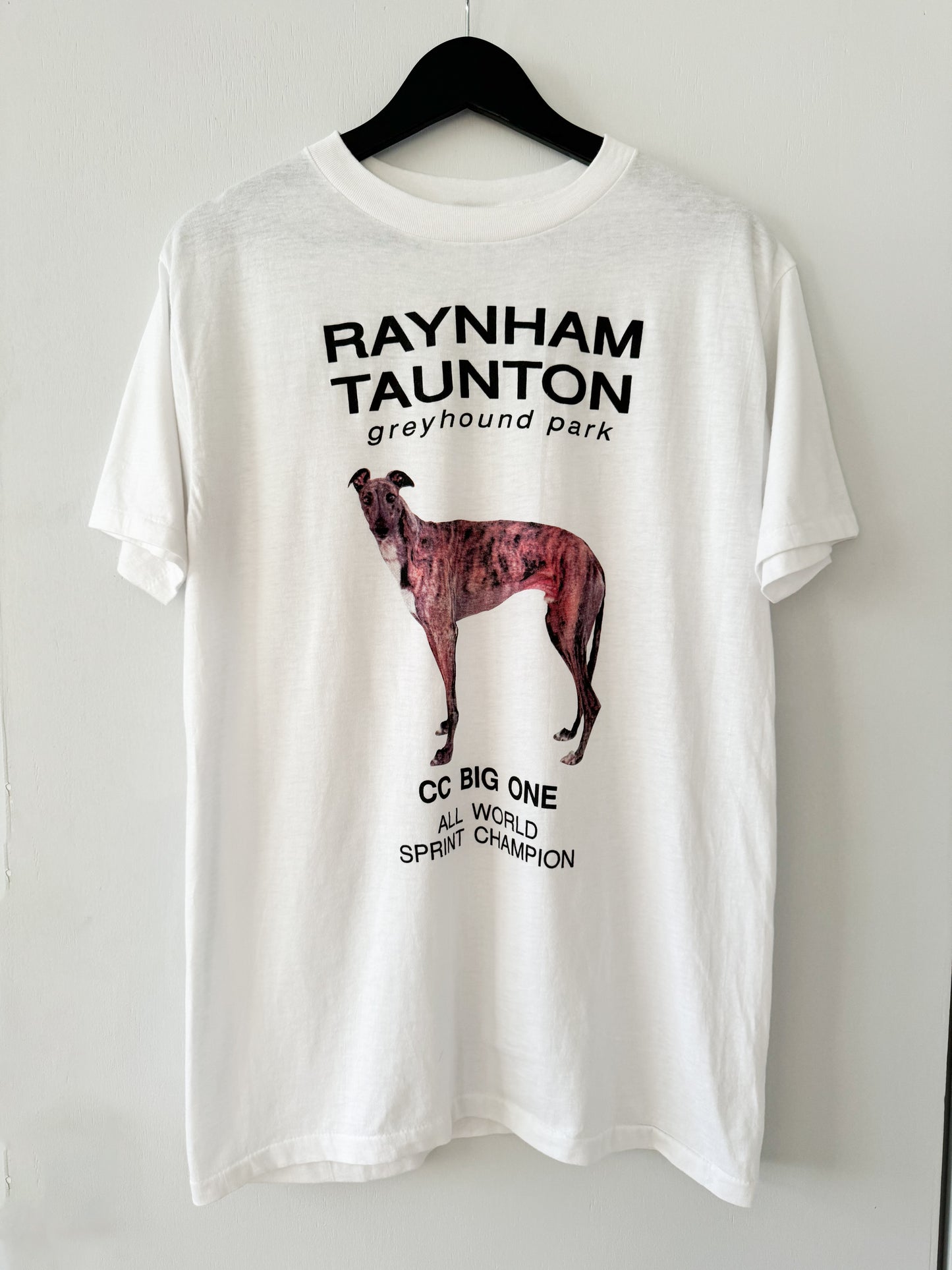 1990s Raynham Taunton Greyhound Park Tee , Made in U.S.A.