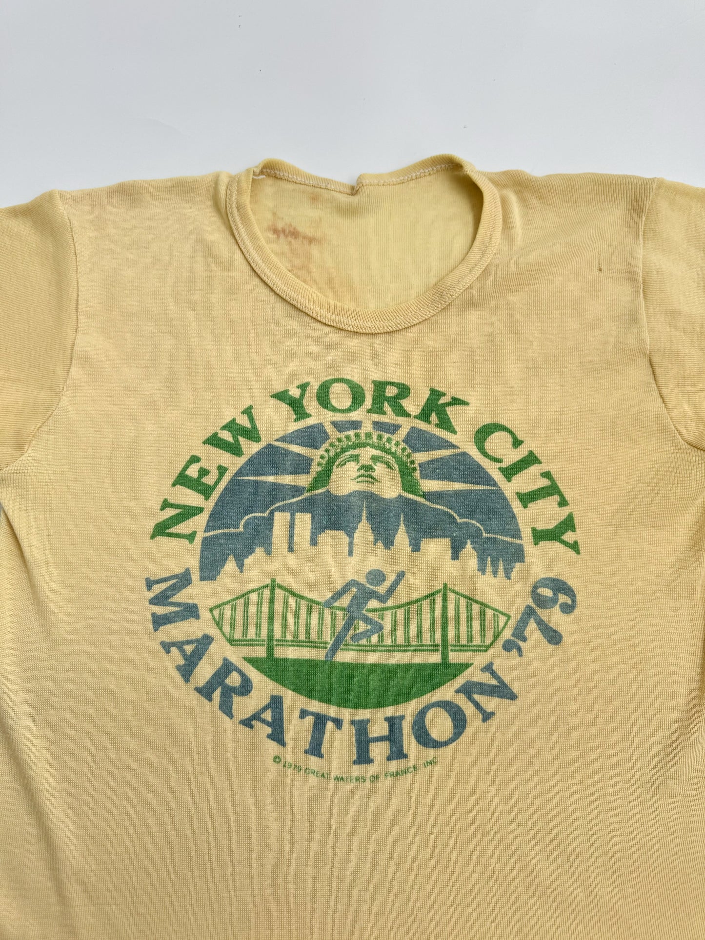 1970s New York City Marathon ‘79 Tee , Made in U.S.A.