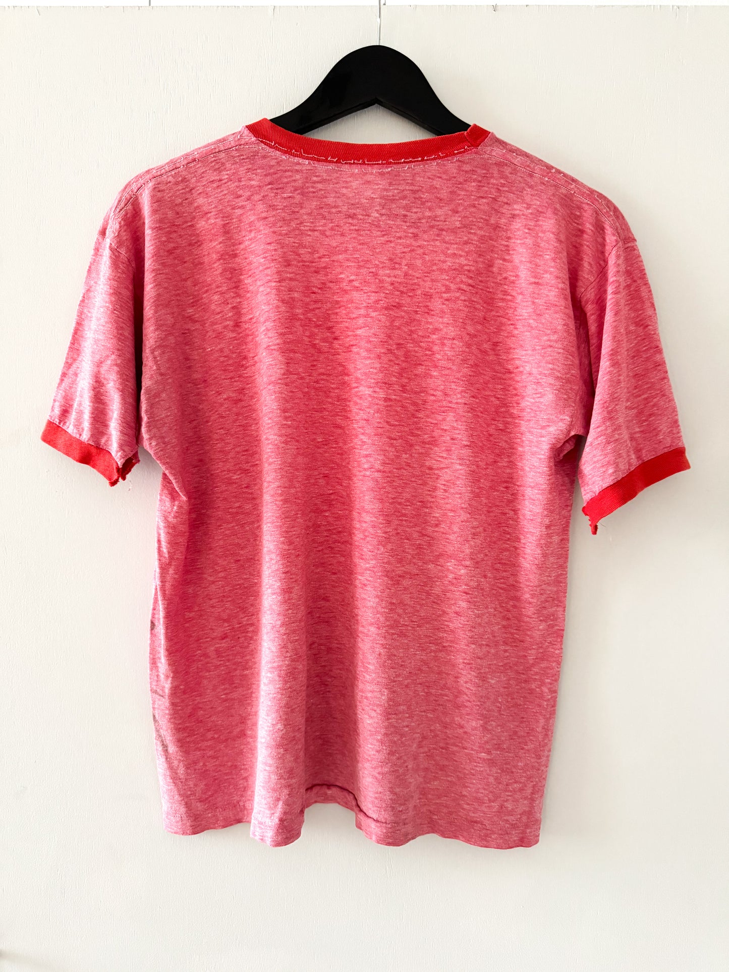 1980s Theta Chi Little Sister Ringer Tee , Made in U.S.A.