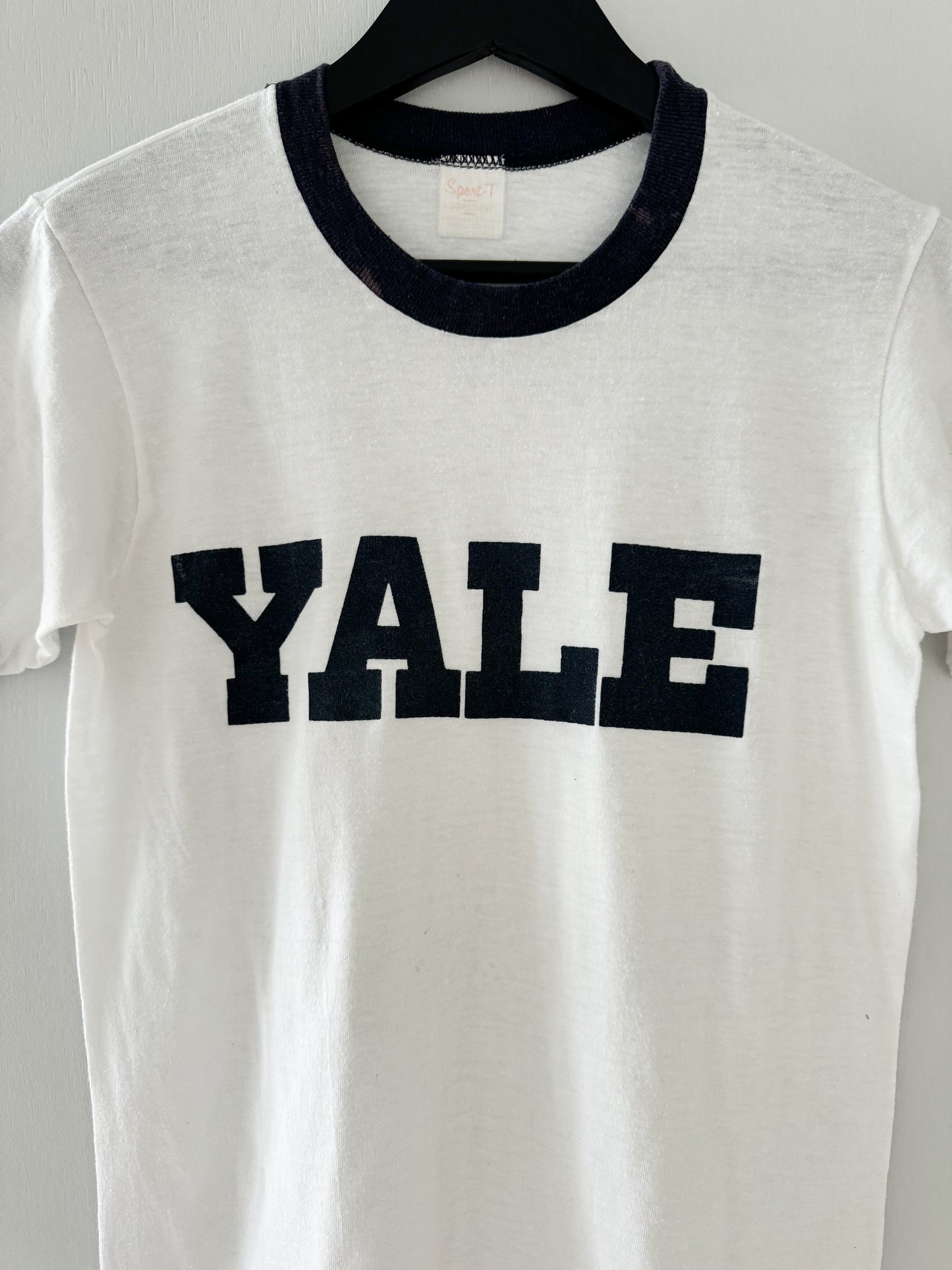 1980s Yale Ringer Tee , Made in U.S.A.