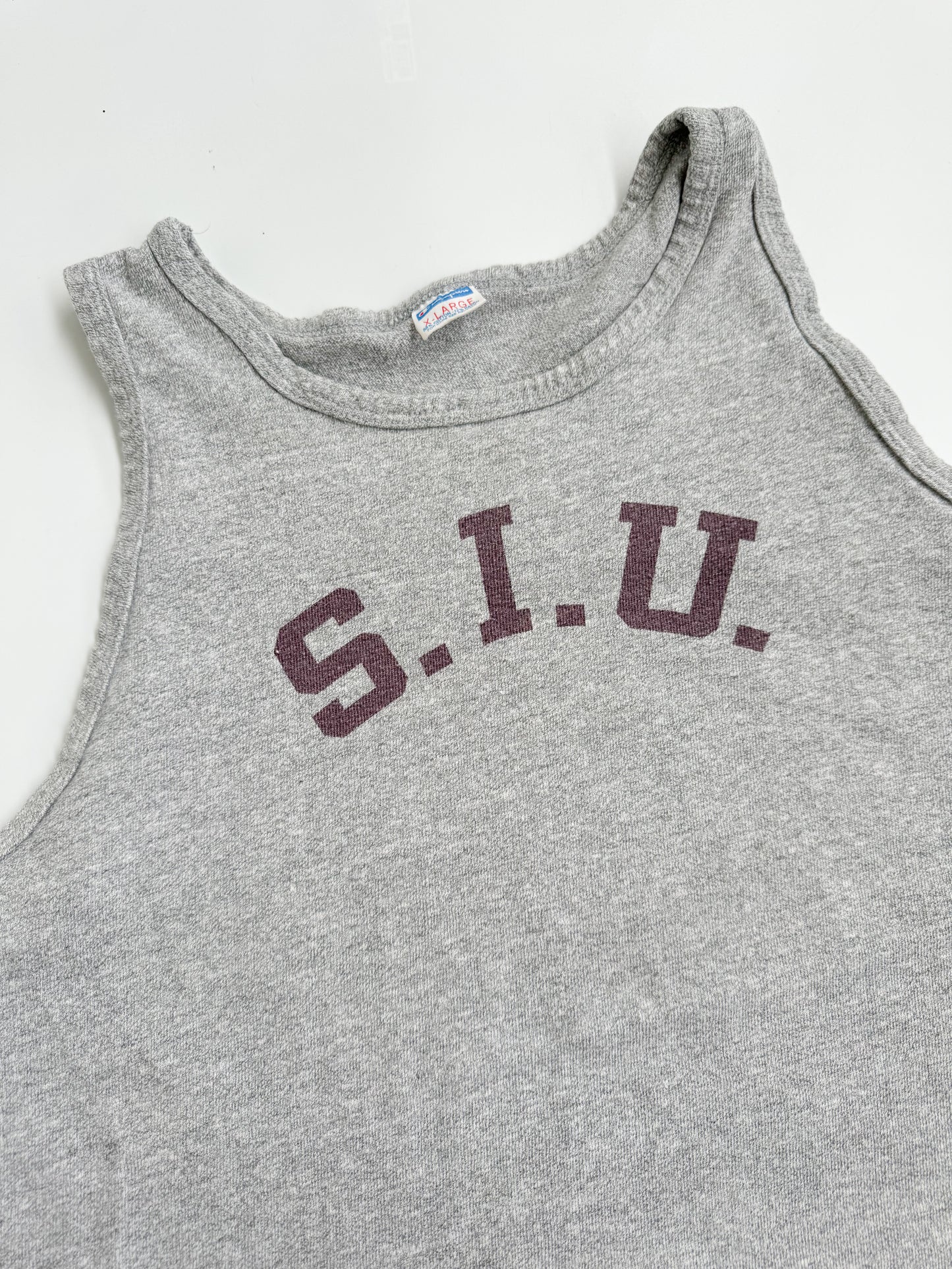 1970s Champion Southern Illinois University (S.I.U.) Tank Top , Made in U.S.A.