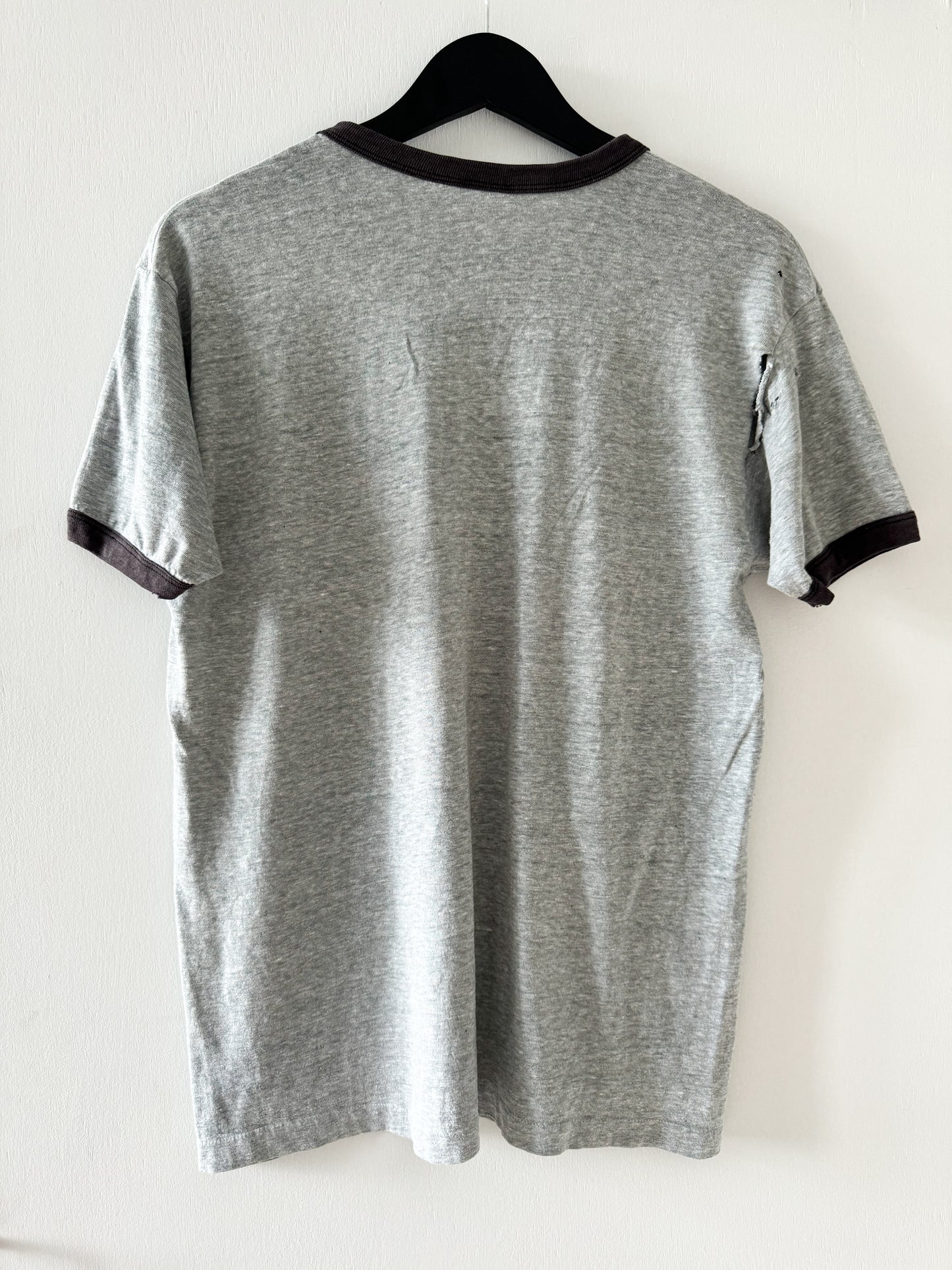 1980s Alcatraz Penitentiary Ringer Tee , Made in U.S.A.