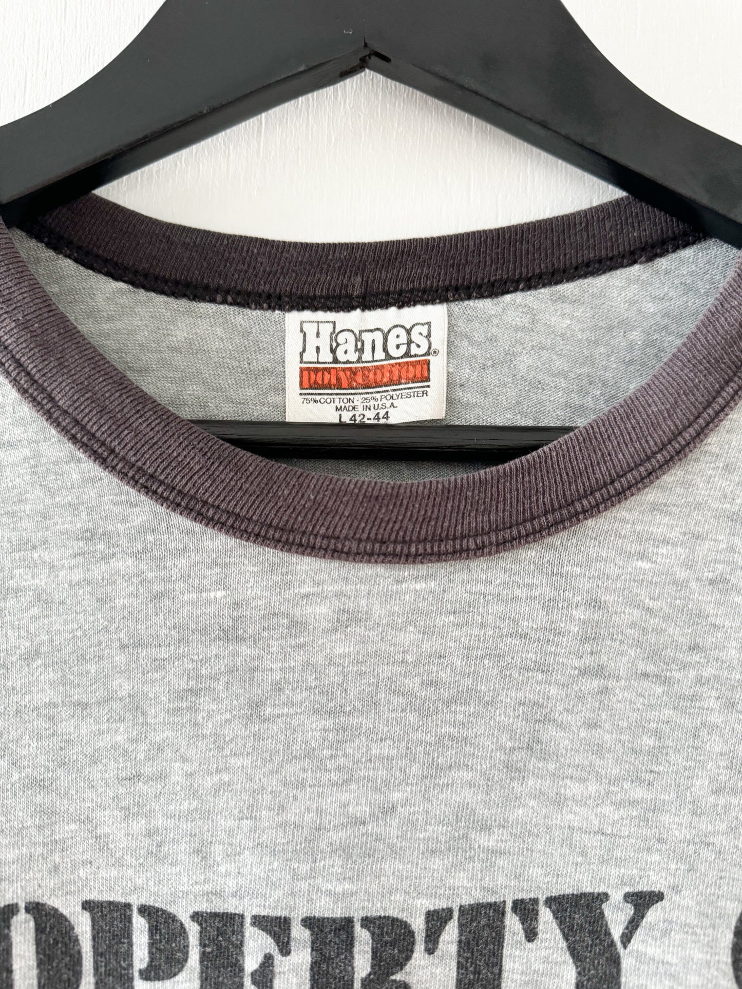 1980s Alcatraz Penitentiary Ringer Tee , Made in U.S.A.