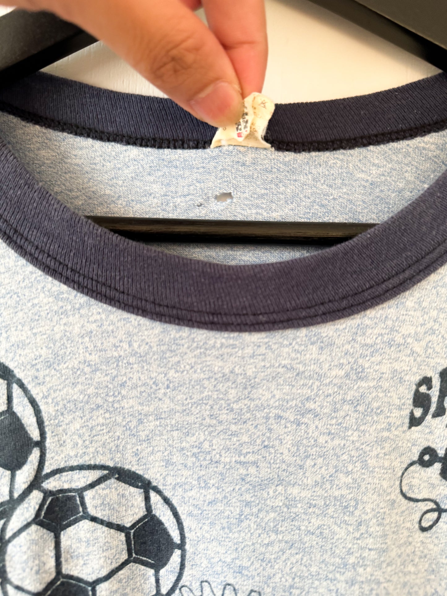 1980s Spinners Soccer Ringer Tee , Made in U.S.A.