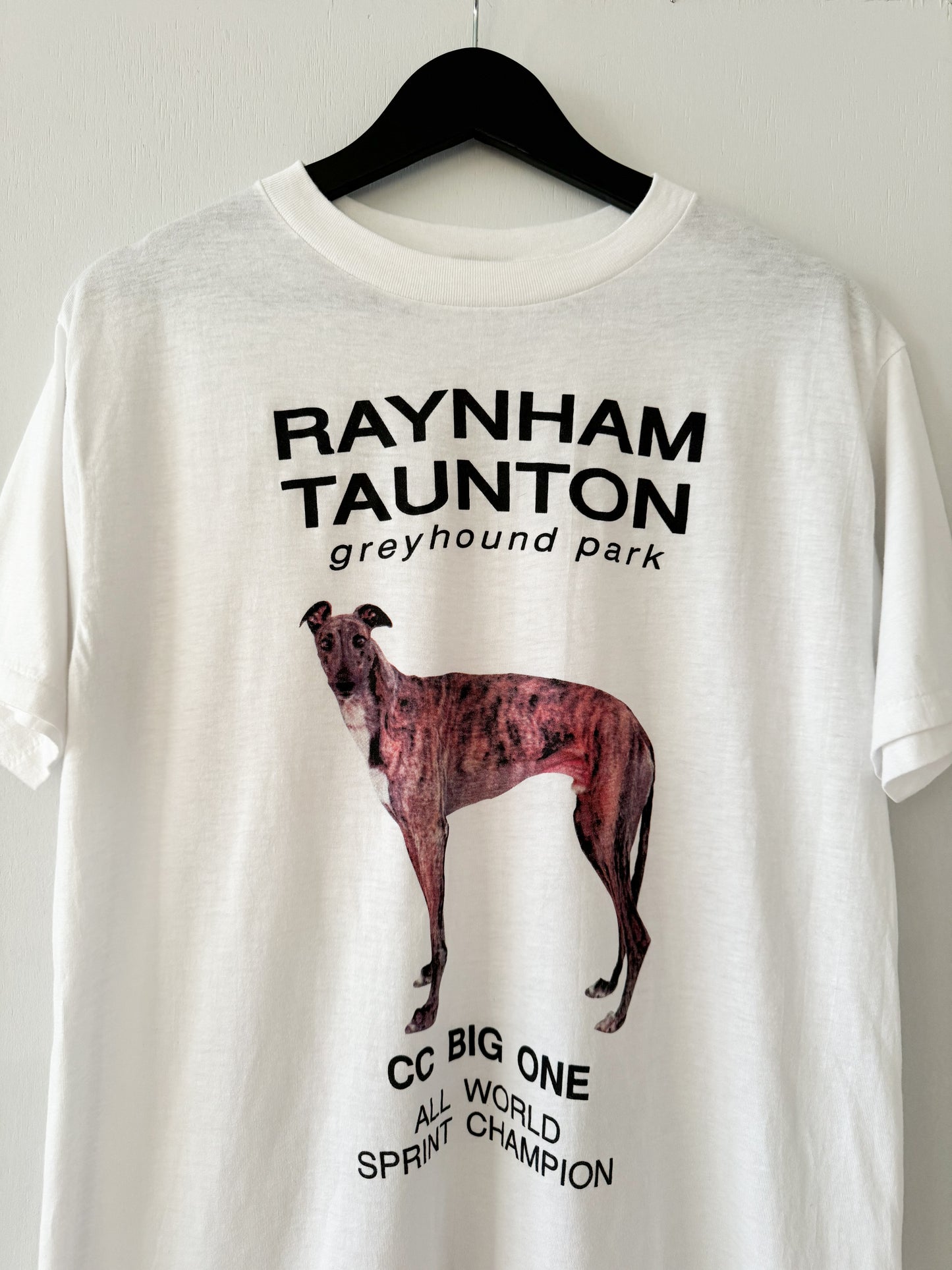 1990s Raynham Taunton Greyhound Park Tee , Made in U.S.A.