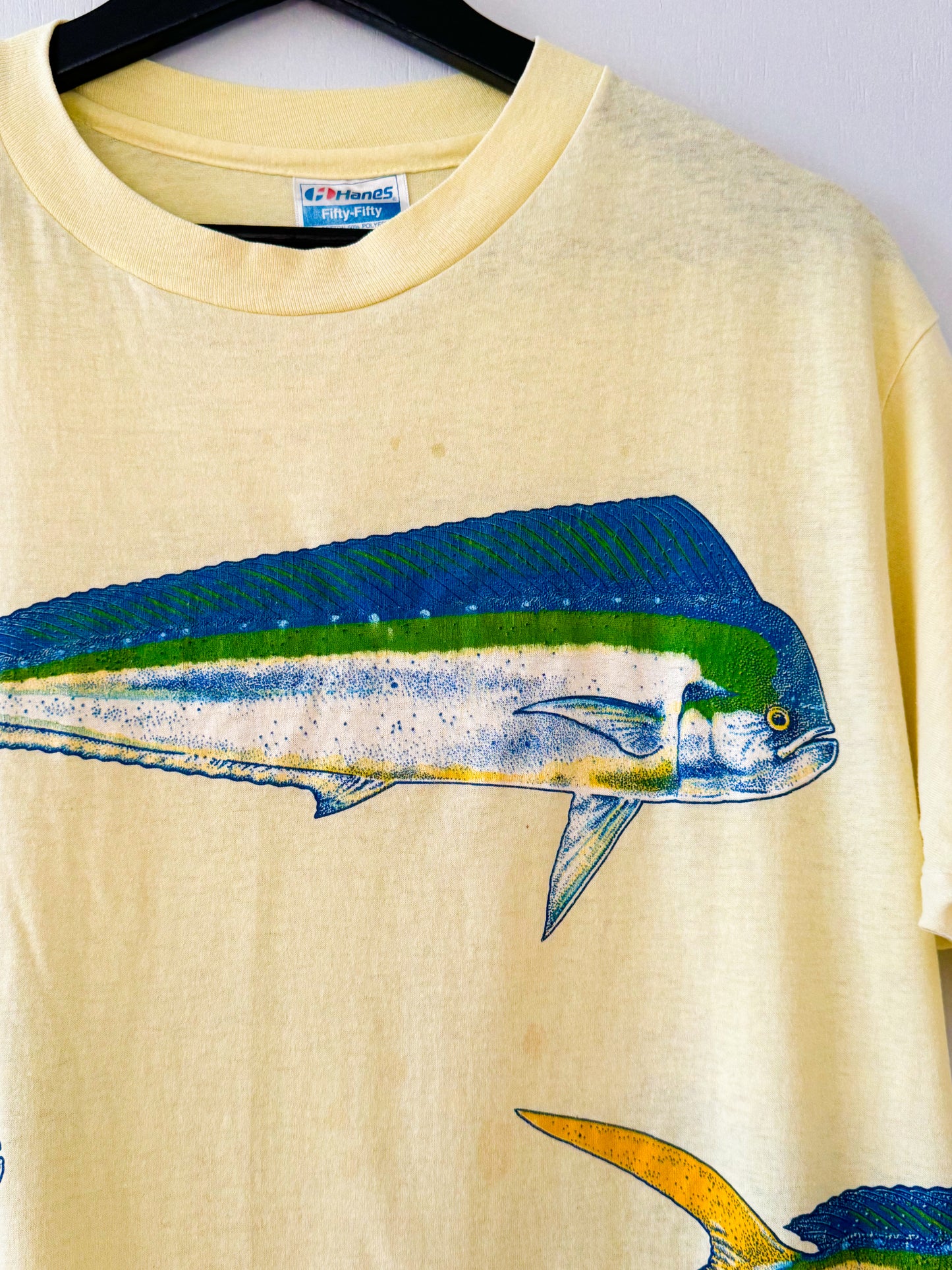 1980s Marathon Dolphin Scramble Tee , Made in U.S.A.