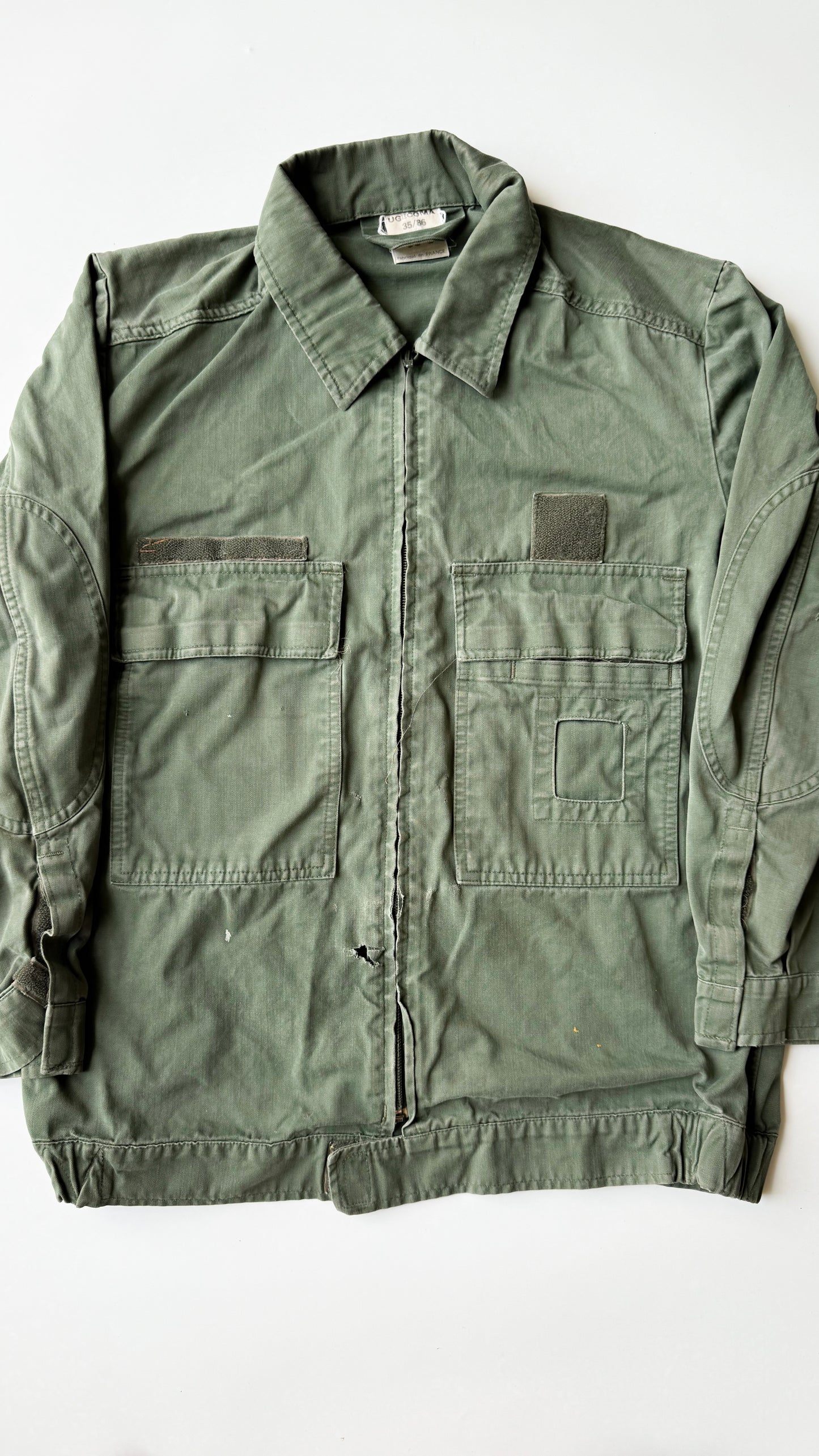 Vintage Military Utility Jacket , Made in France