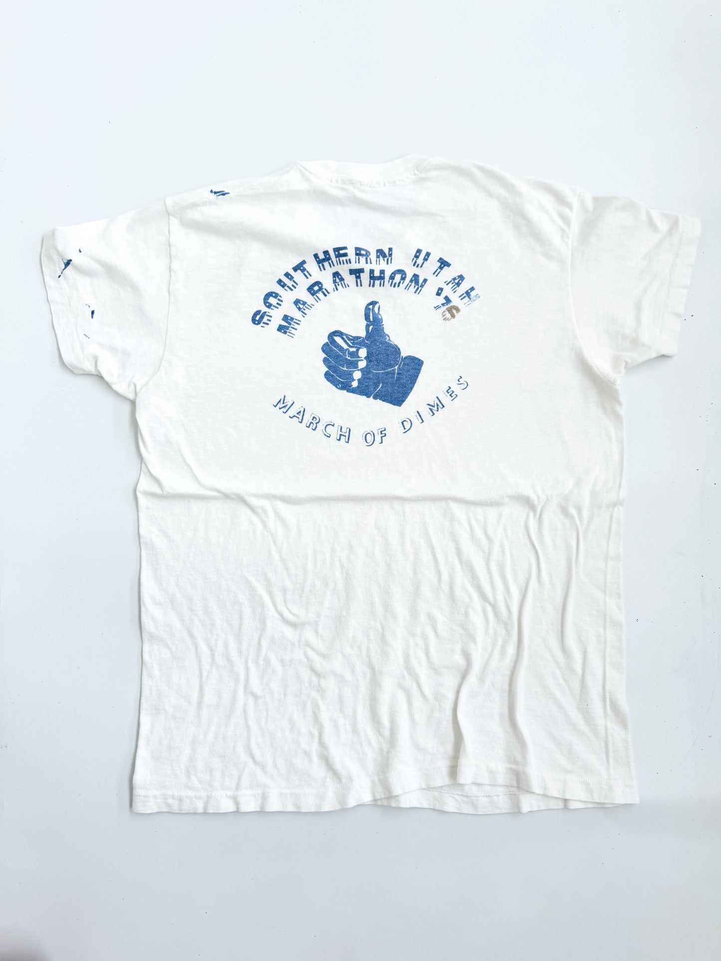 1970s Hanes Southern Utah Marathon ‘76 Tee , Made in U.S.A.