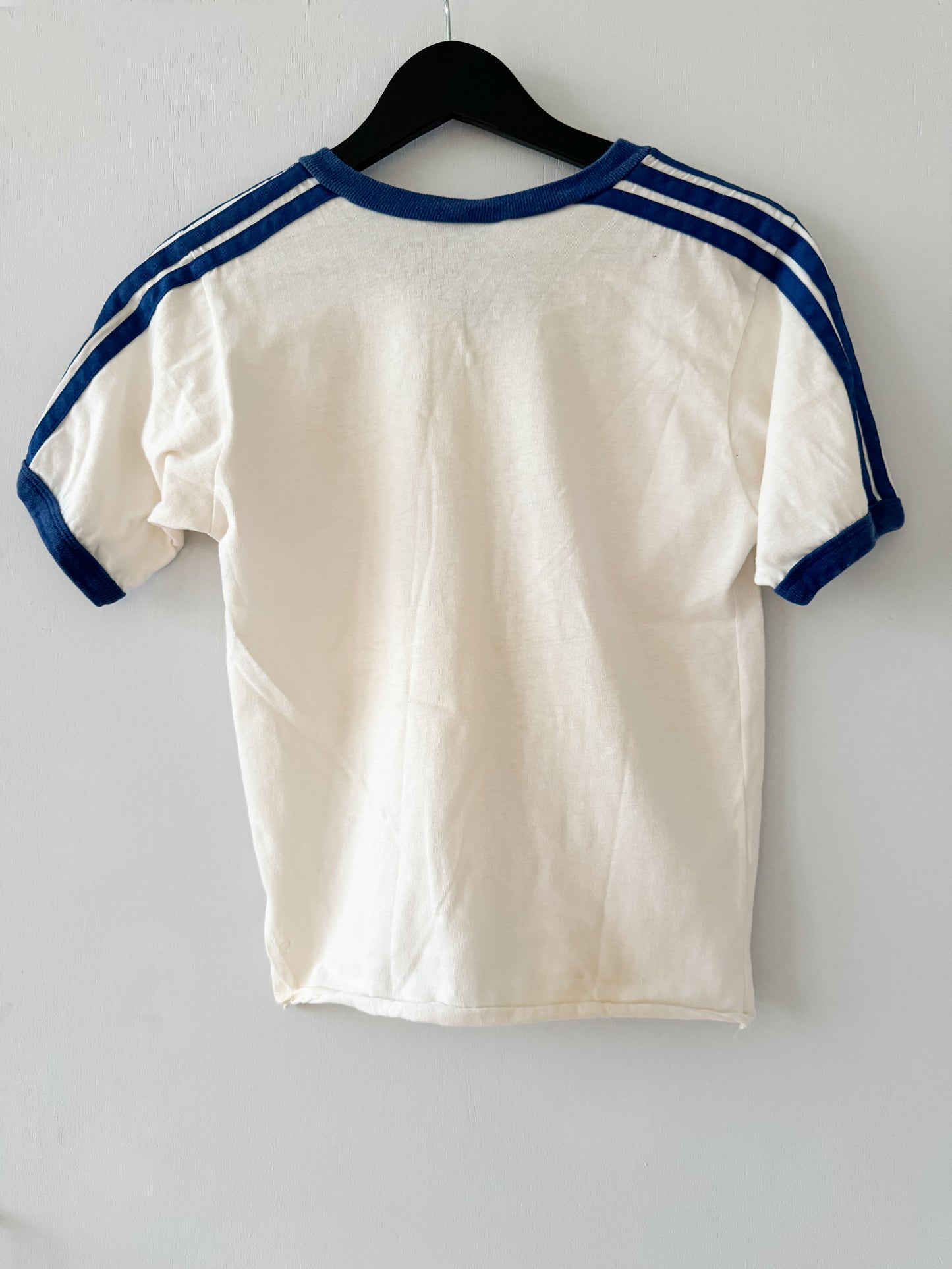 1970s Adidas Trefoil Ringer Tee , Made in U.S.A.