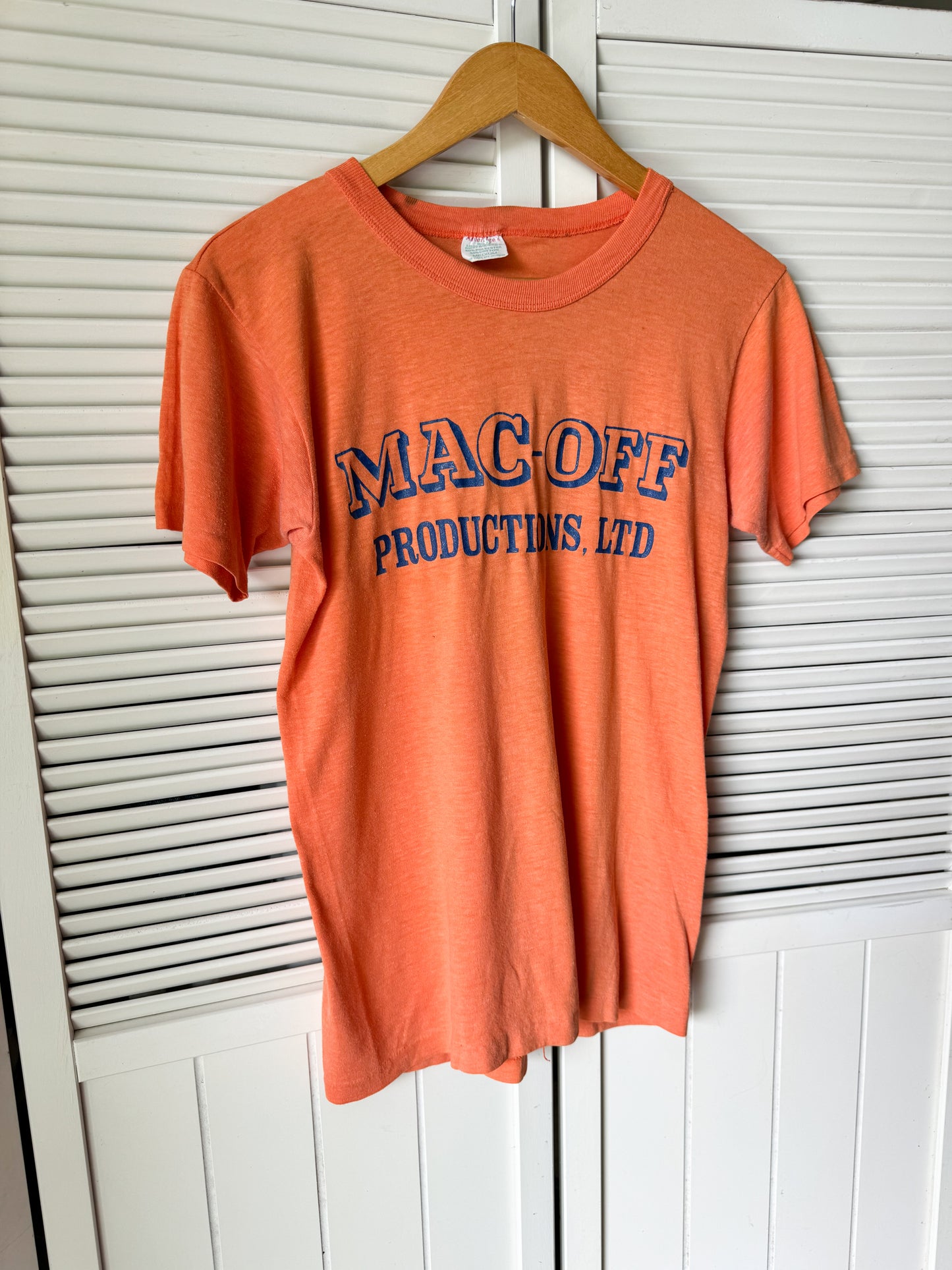 70's MAC-OFF Productions Tee , Made in U.S.A.
