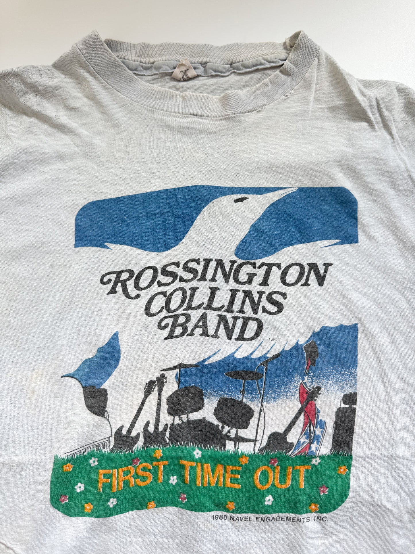 80s Rossington Collins Band Tee , Made in U.S.A.