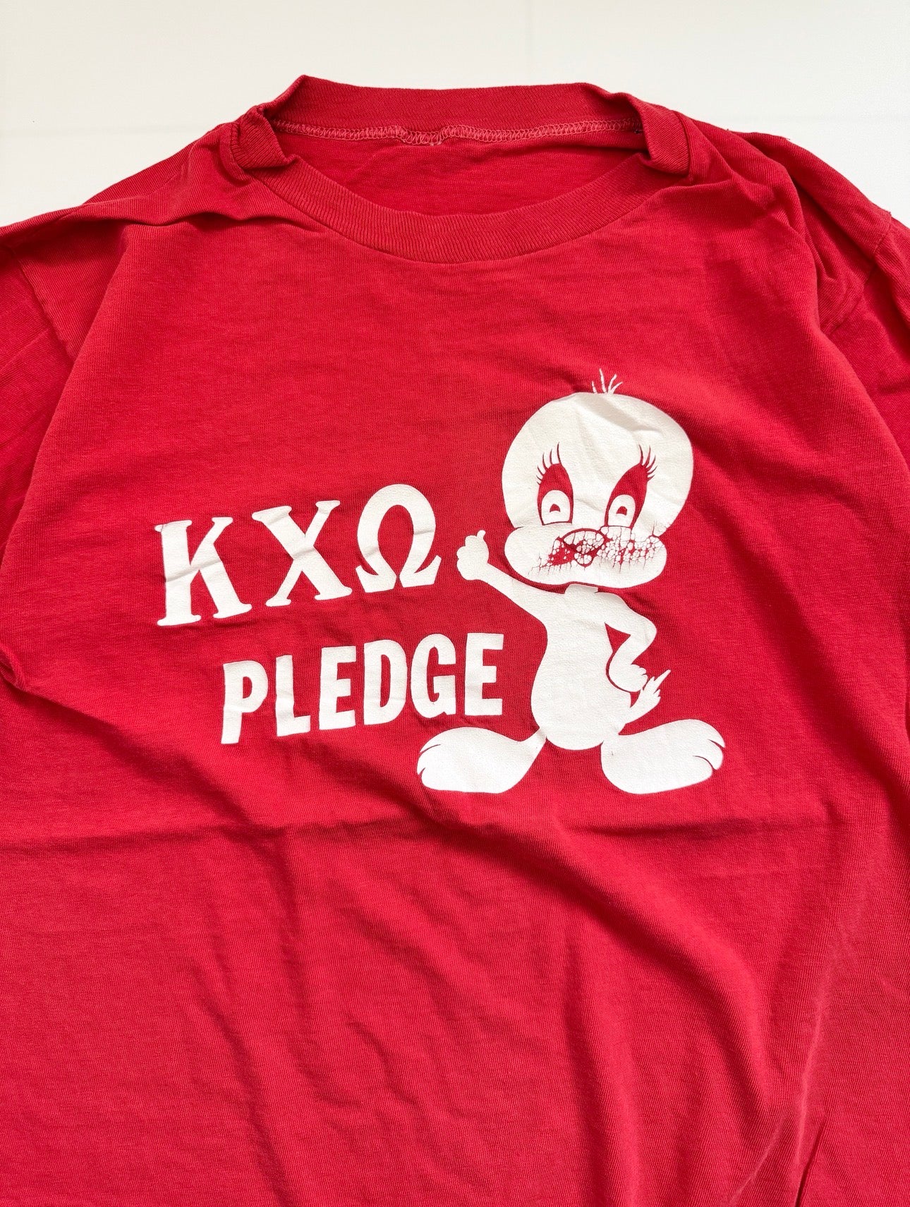 80s Kappa Chi Omega Pledge Tee , Made in U.S.A.