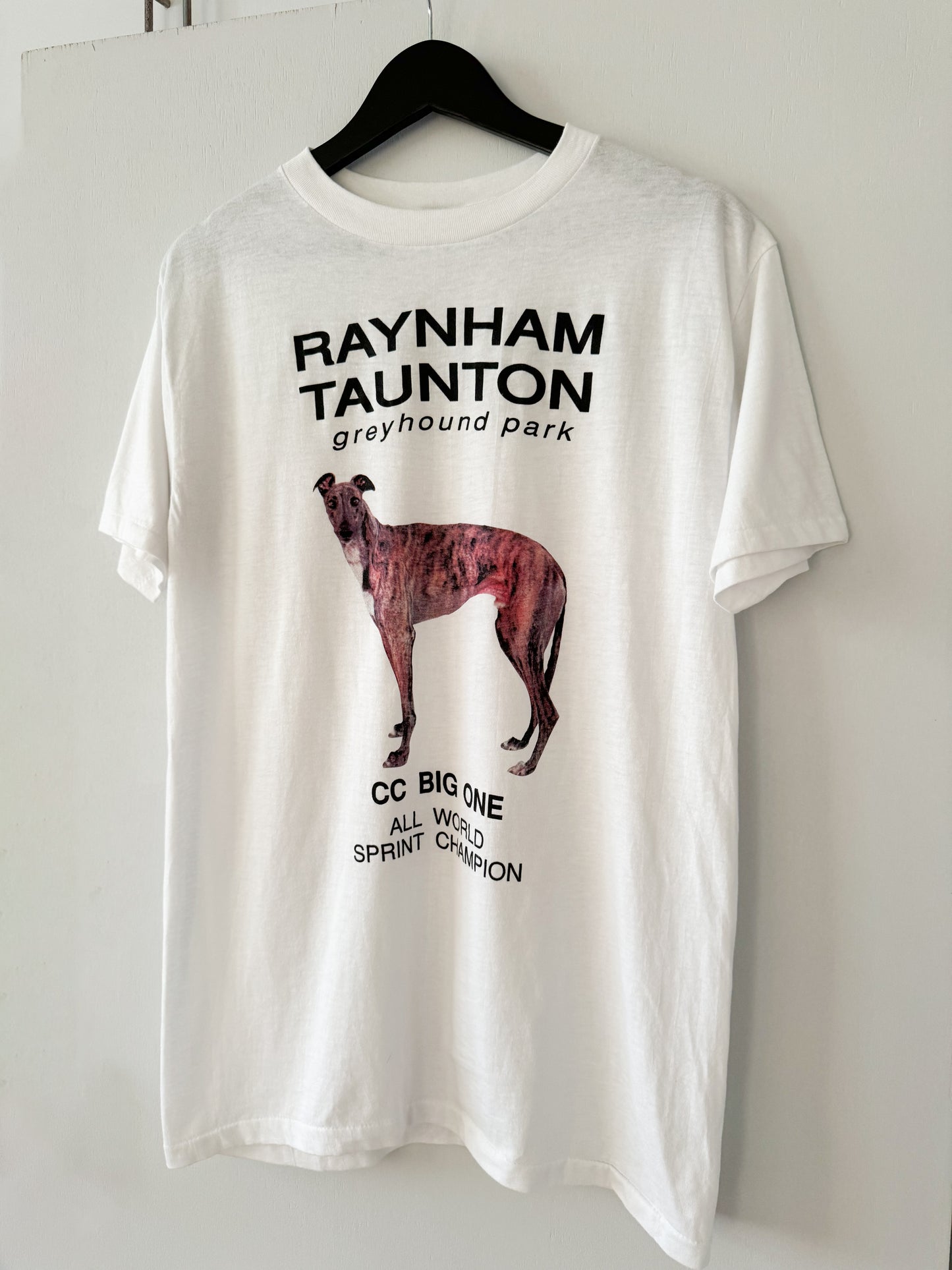 1990s Raynham Taunton Greyhound Park Tee , Made in U.S.A.
