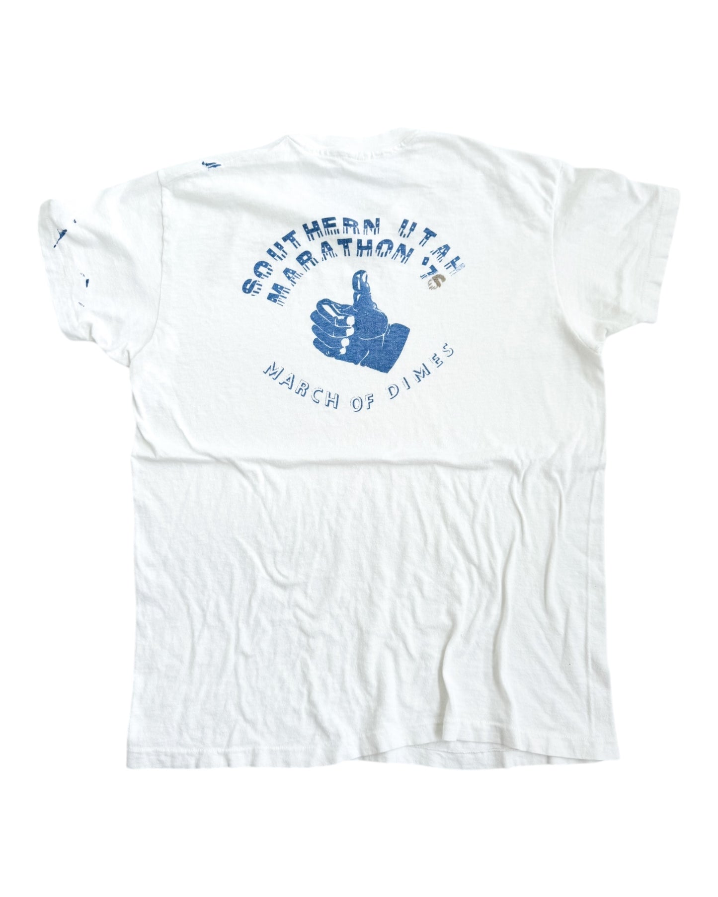 1970s Hanes Southern Utah Marathon ‘76 Tee , Made in U.S.A.