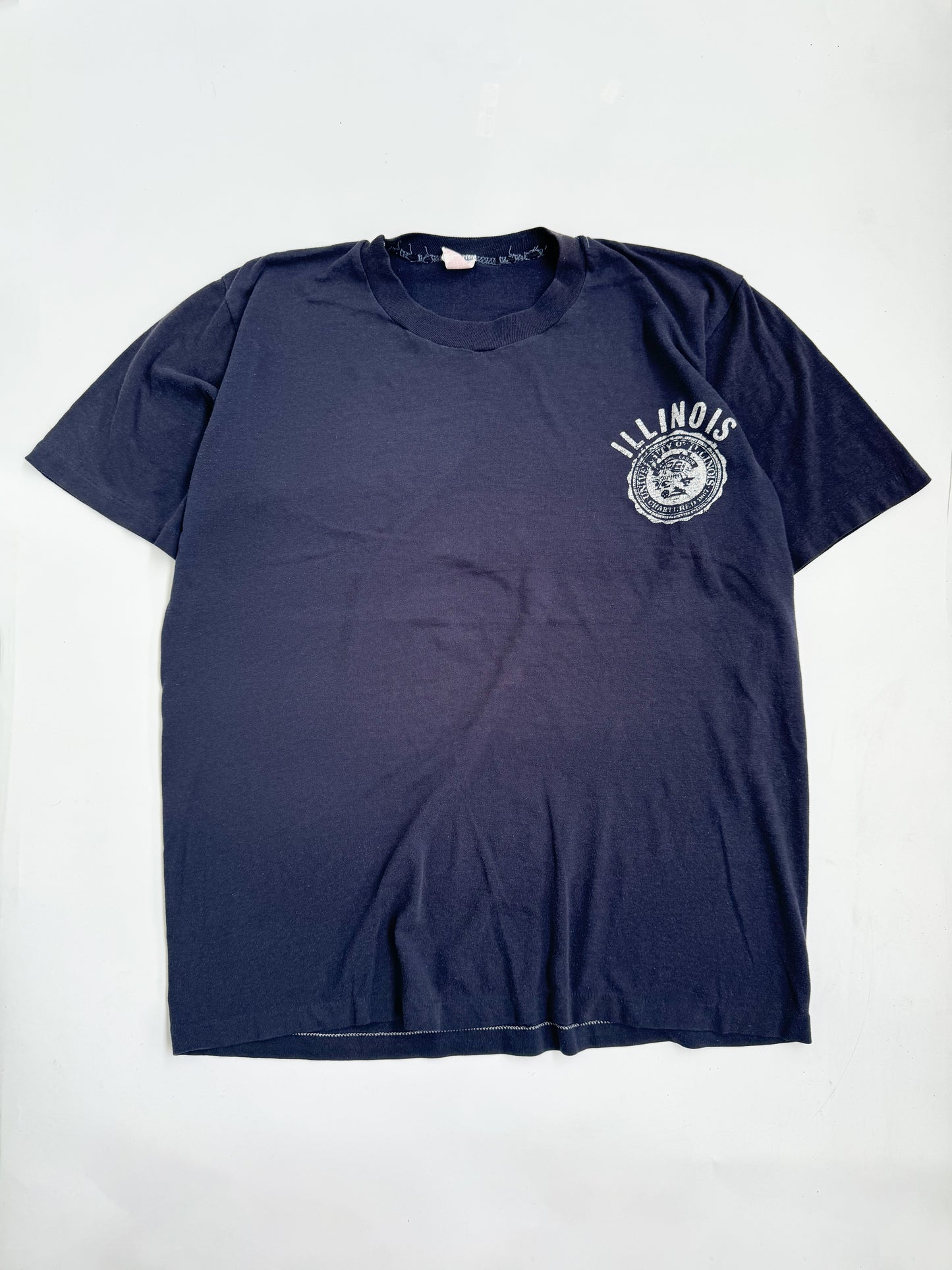 1970s Illinois State Seal Tee , Made in U.S.A.