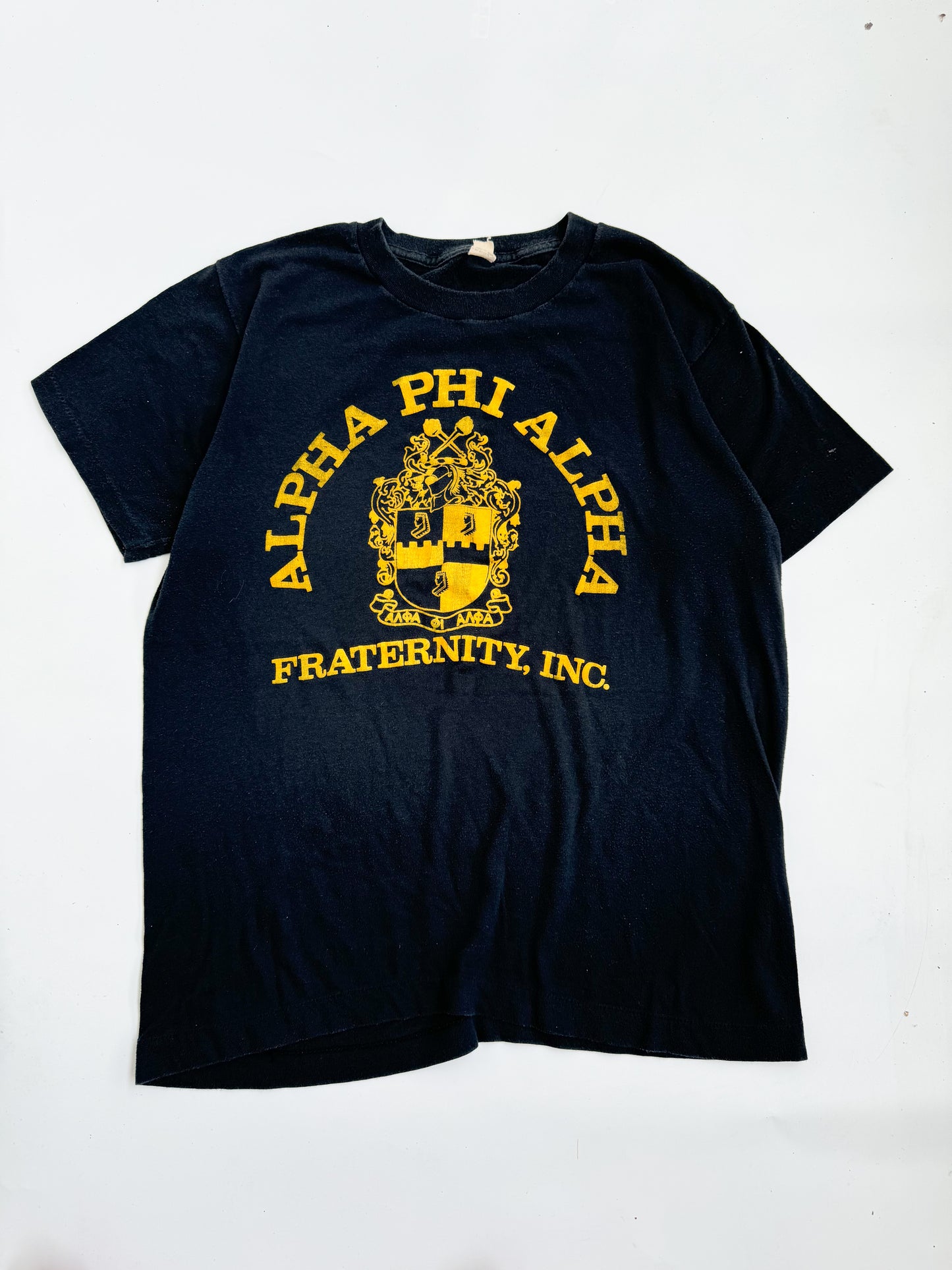 1980s Alpha Phi Alpha Fraternity Tee , Made in U.S.A.