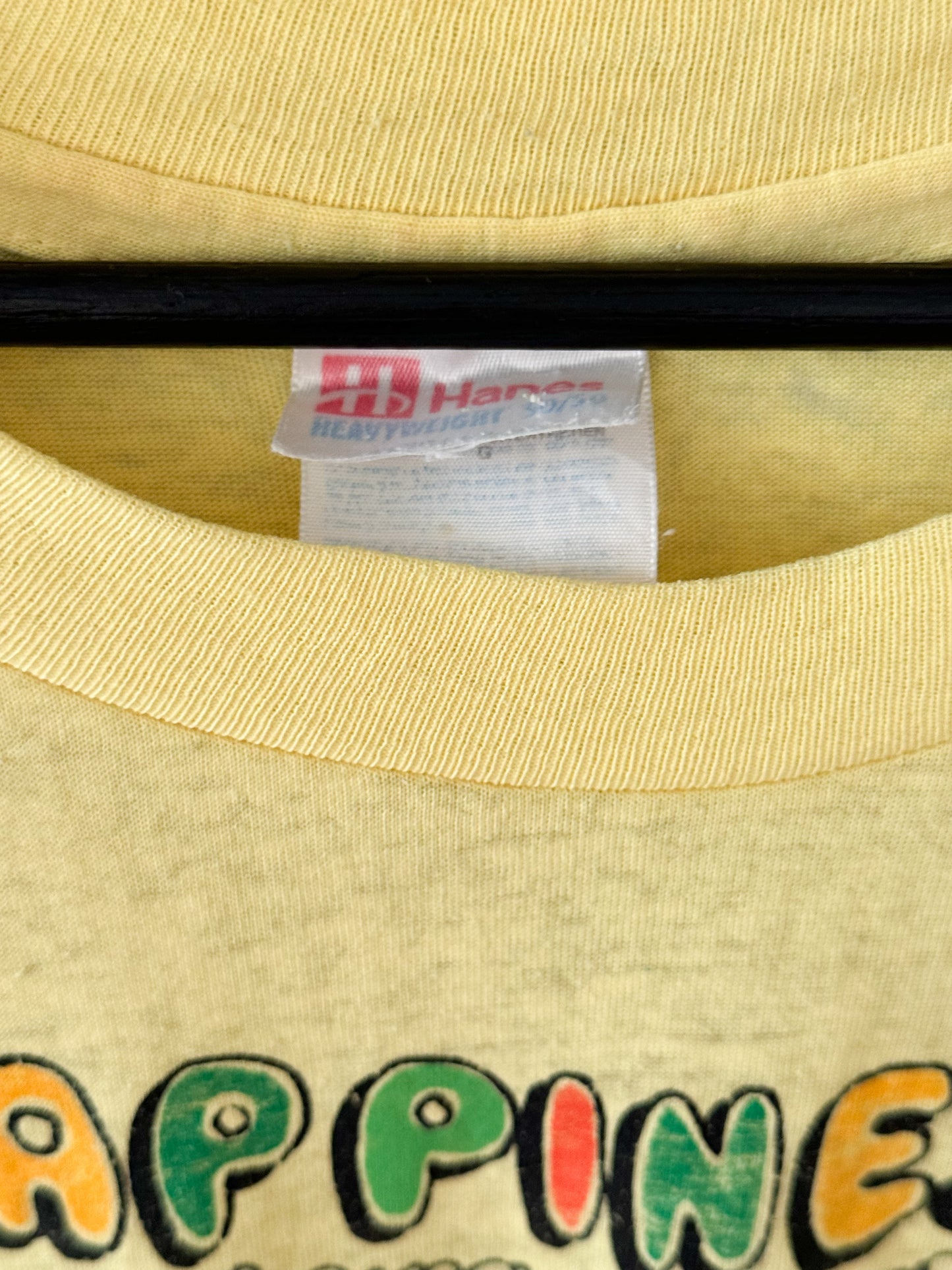 1980s Peanuts Happiness Peace Hawk Tee , Made in U.S.A.
