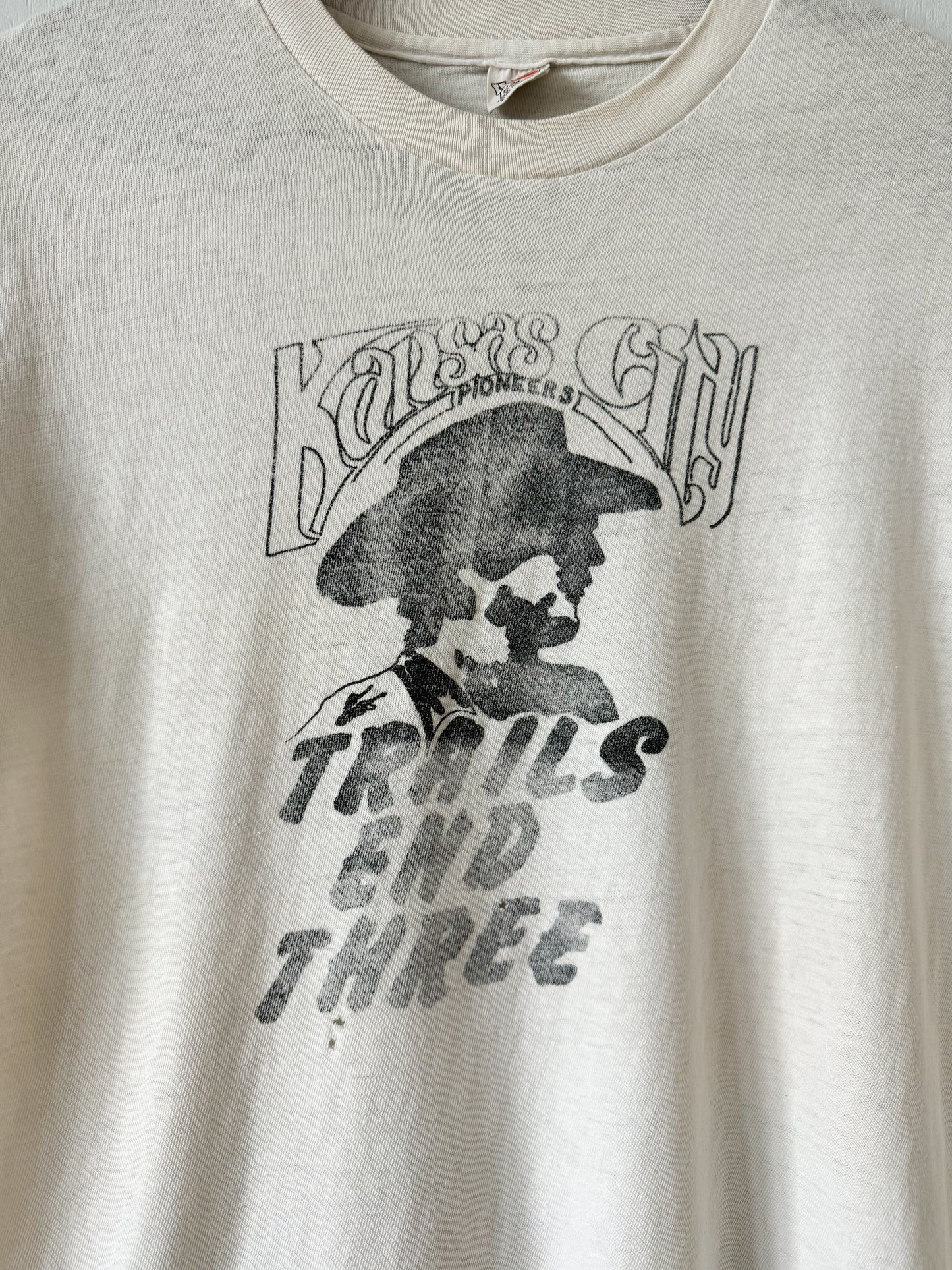 1970s Kansas City Trails End Three Tee , Made in U.S.A