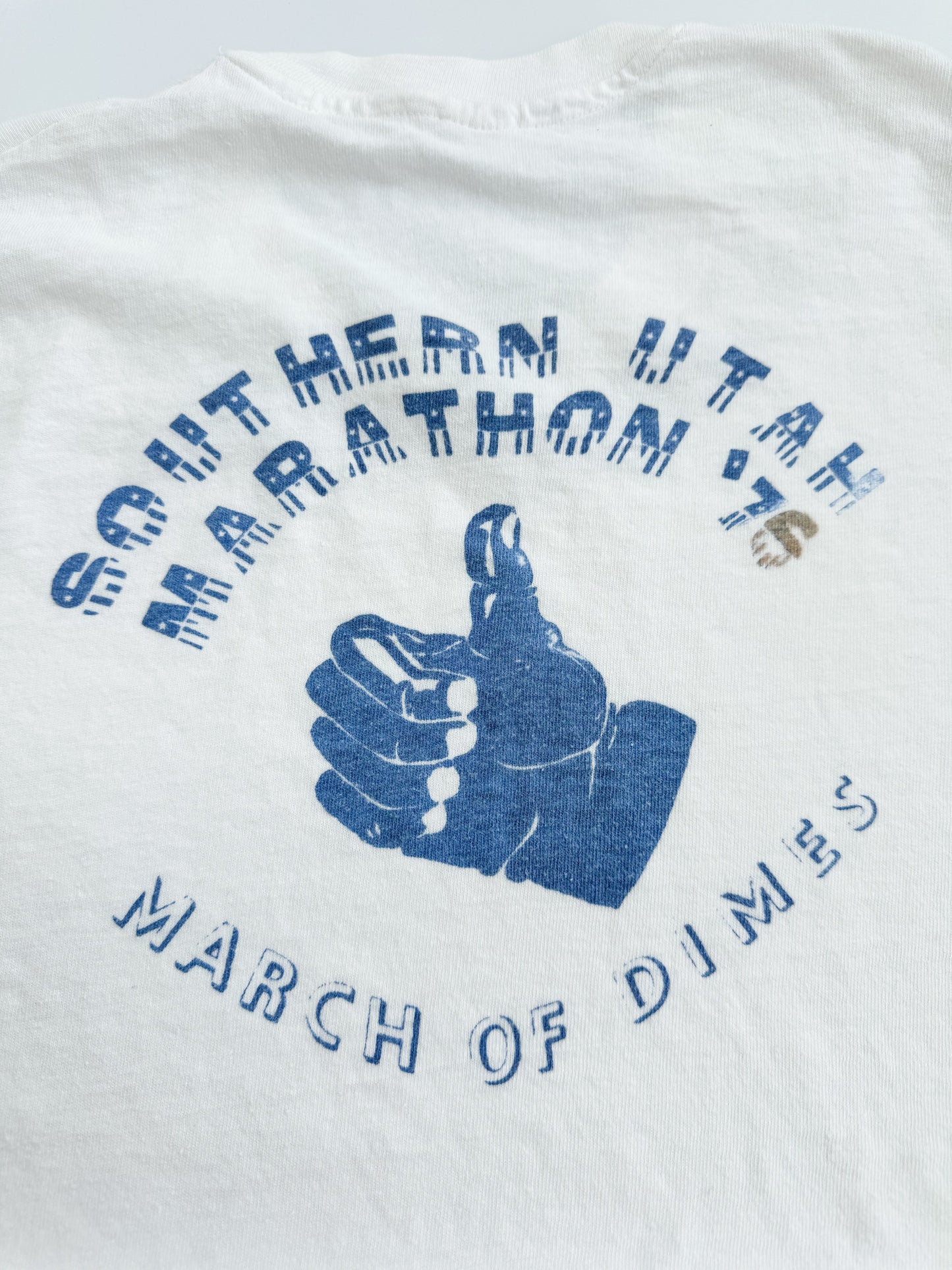 1970s Hanes Southern Utah Marathon ‘76 Tee , Made in U.S.A.