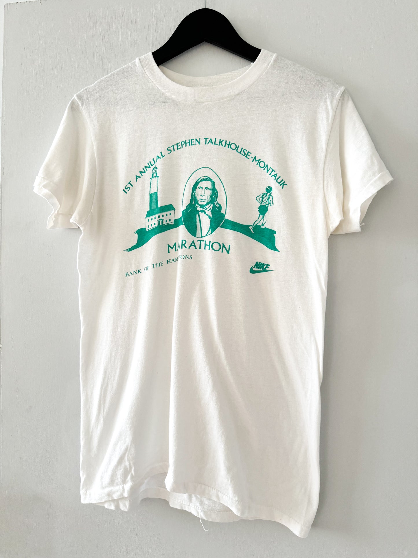 1970s Stephen Talkhouse Montauk Marathon Tee , Made in U.S.A.