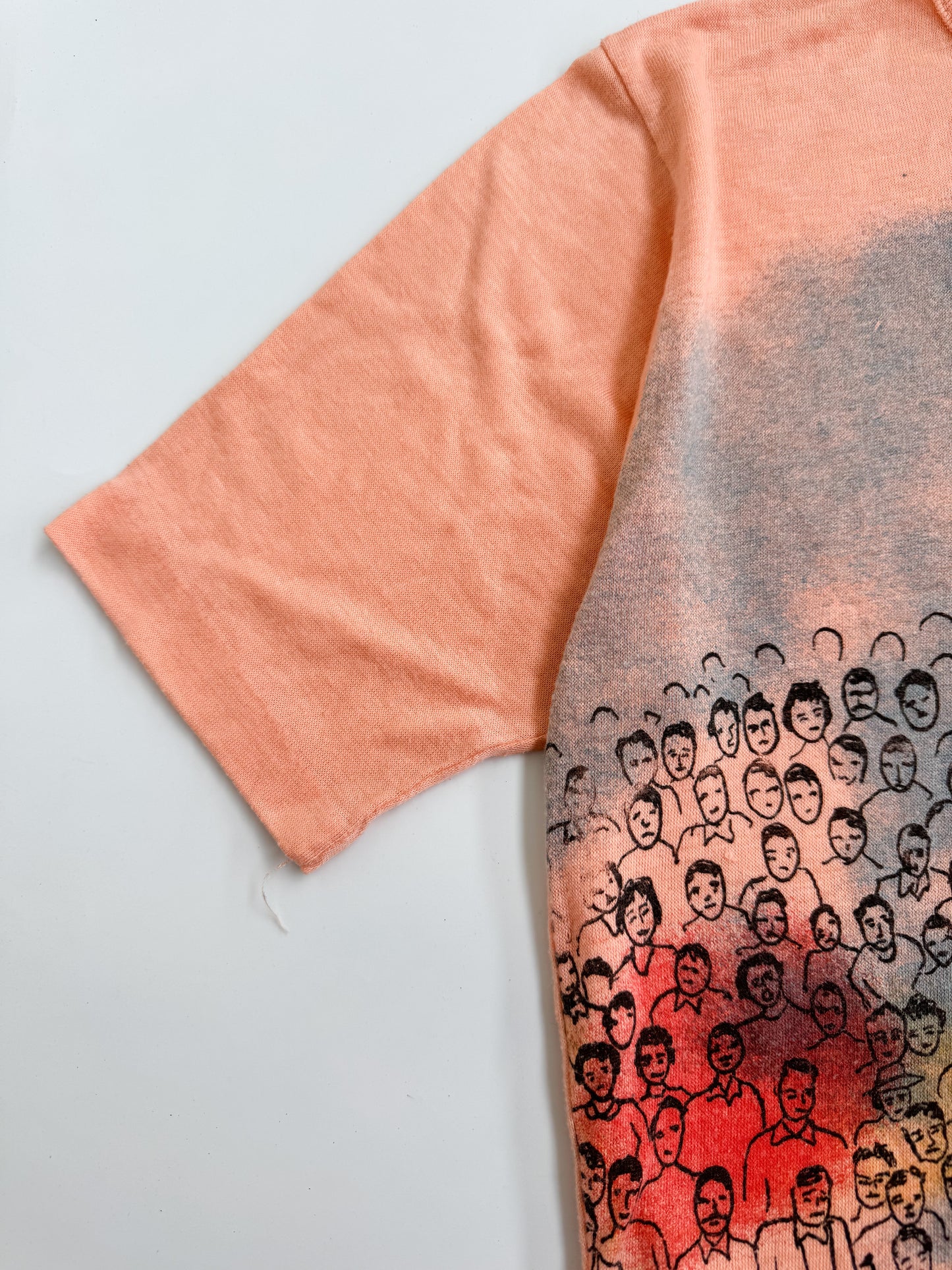 1970s Tennis Player Graphic Tee , Made in Canada