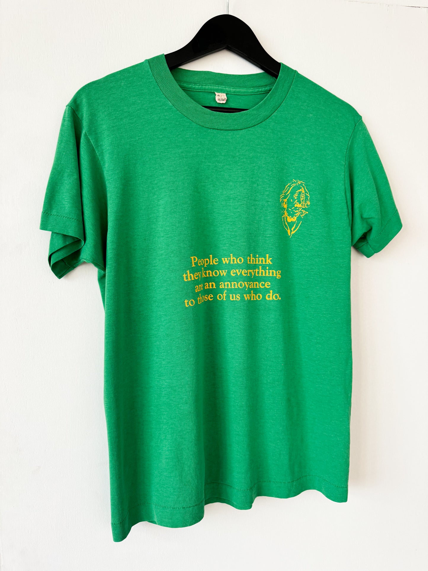 1980s Einstein Quote Tee , Made in U.S.A.
