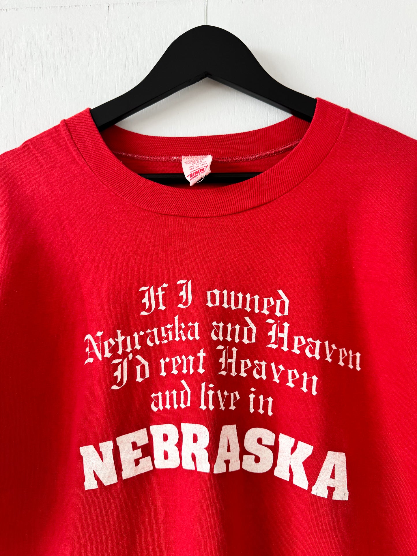 1980s Nebraska Tee , Made in U.S.A.