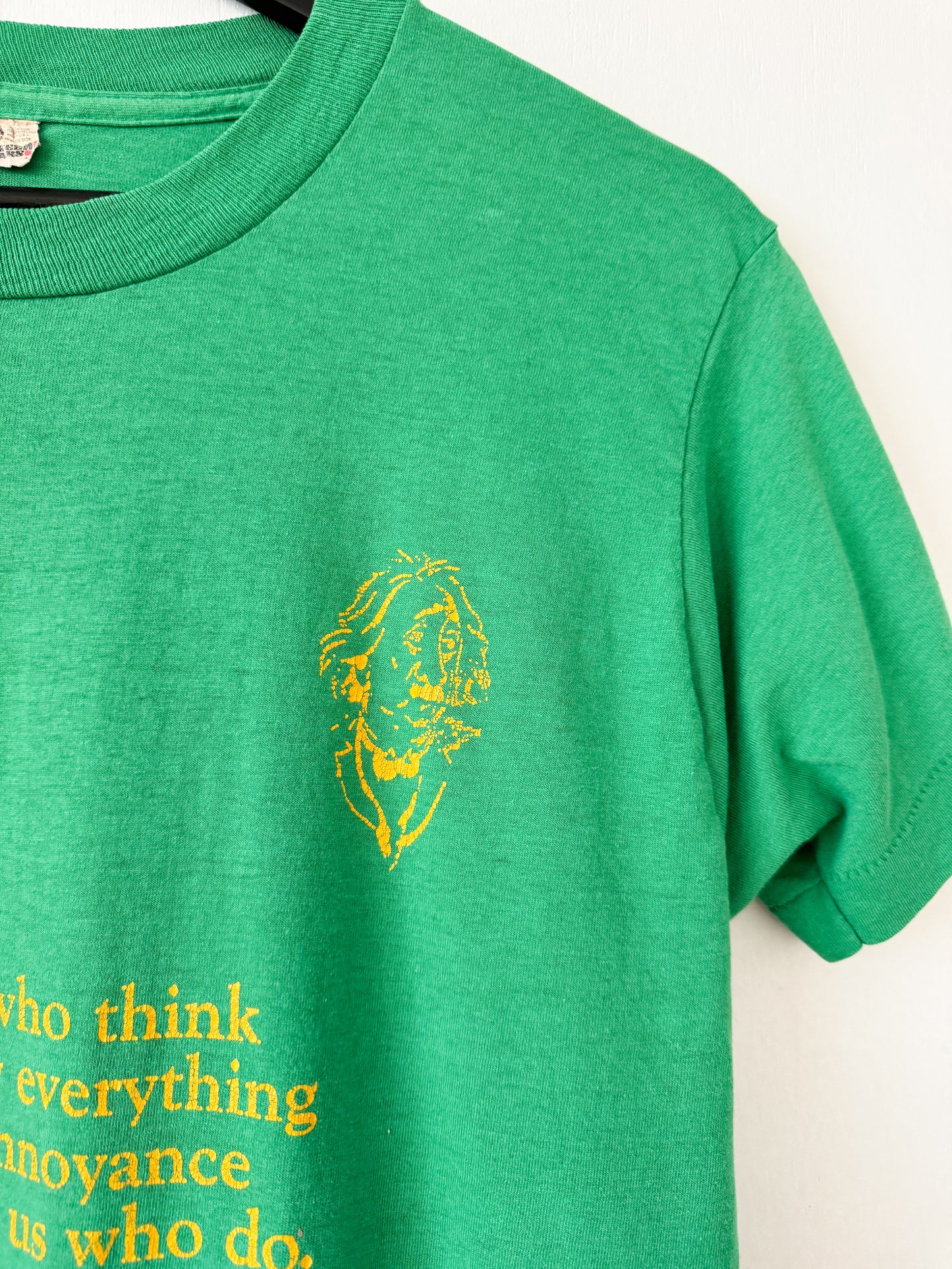 1980s Einstein Quote Tee , Made in U.S.A.