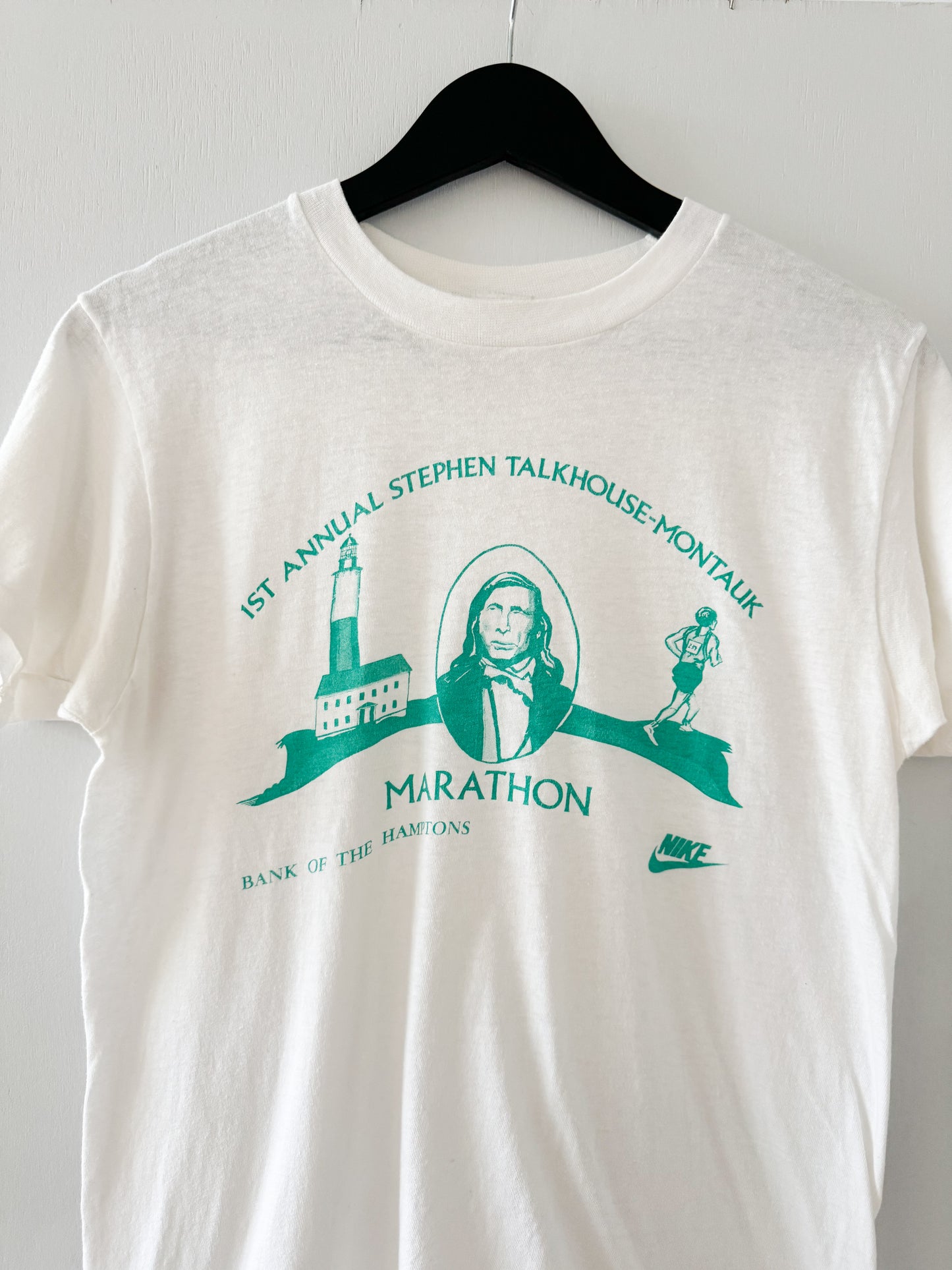 1970s Stephen Talkhouse Montauk Marathon Tee , Made in U.S.A.