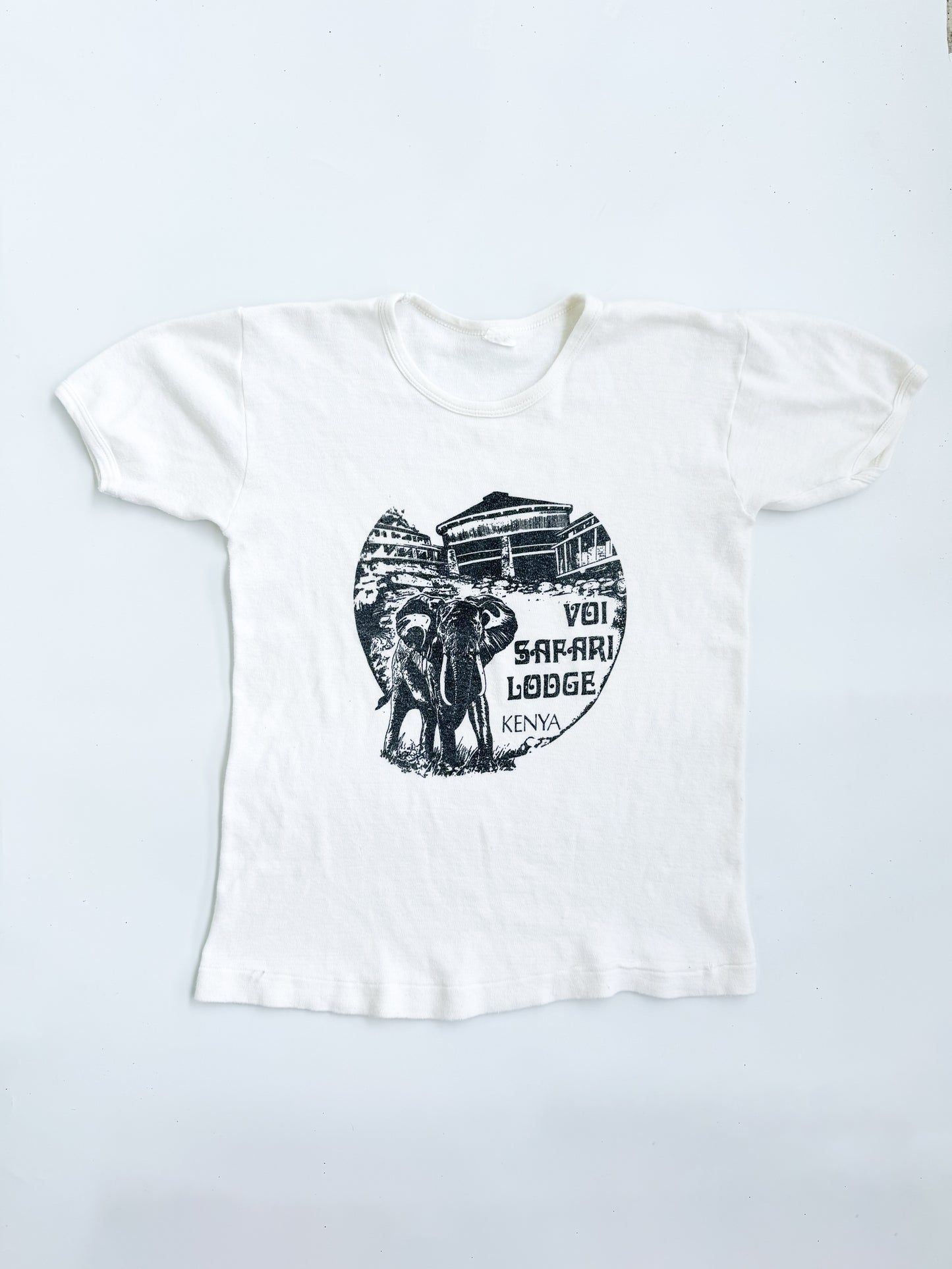 1970s Voi Safari Lodge Kenya Tee , Made in U.S.A.