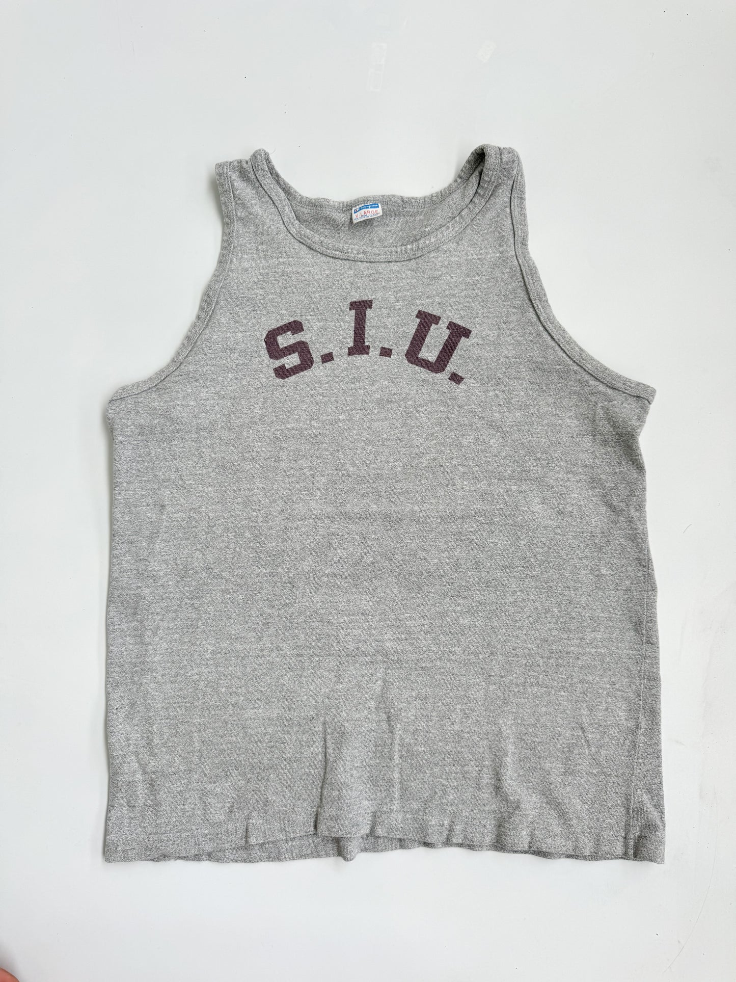 1970s Champion Southern Illinois University (S.I.U.) Tank Top , Made in U.S.A.