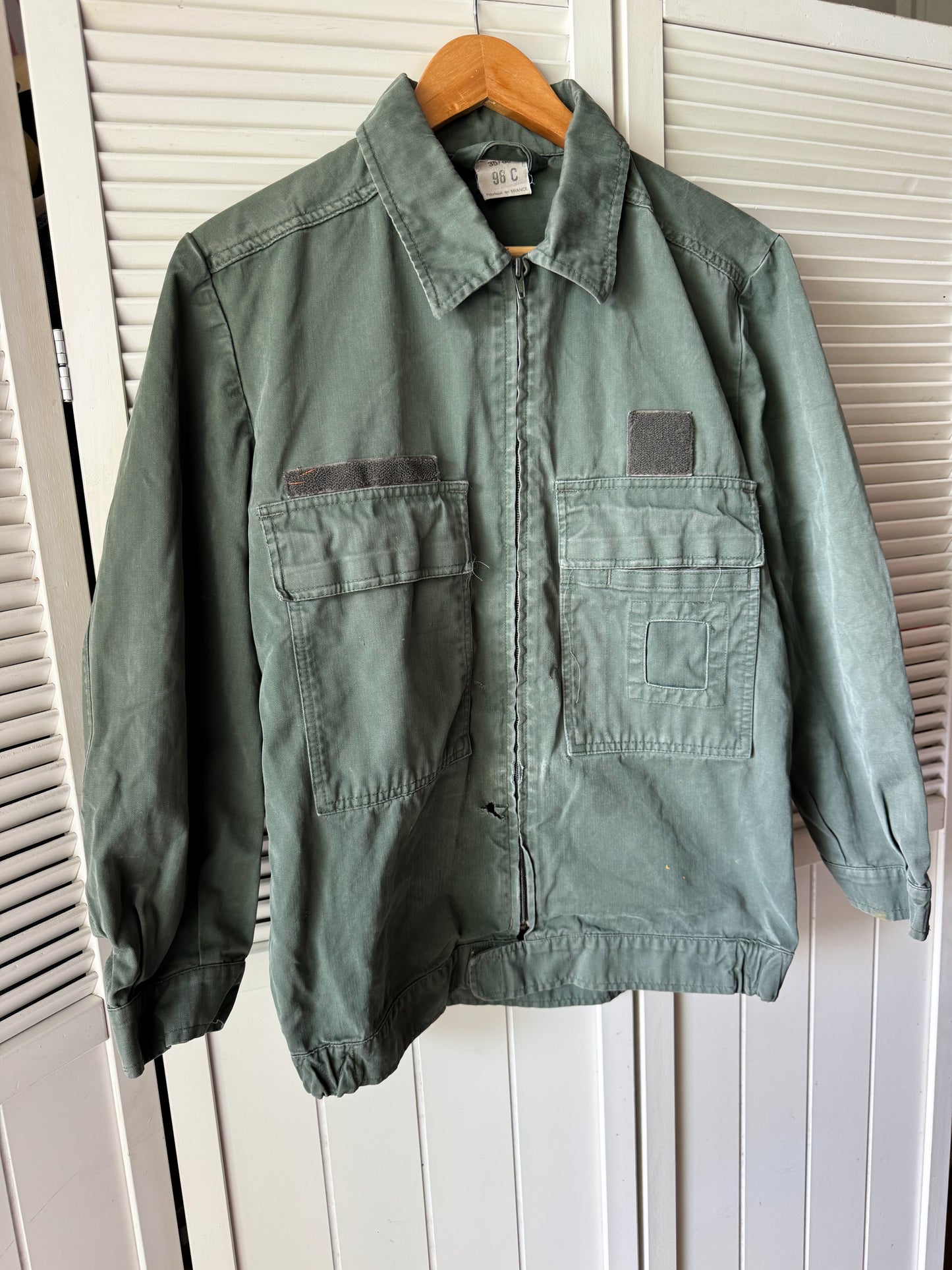 Vintage Military Utility Jacket , Made in France