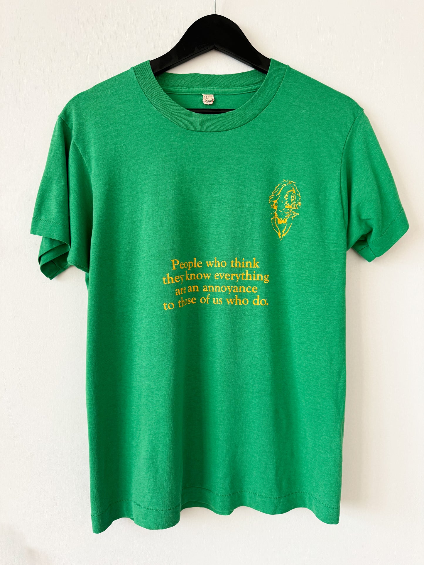 1980s Einstein Quote Tee , Made in U.S.A.