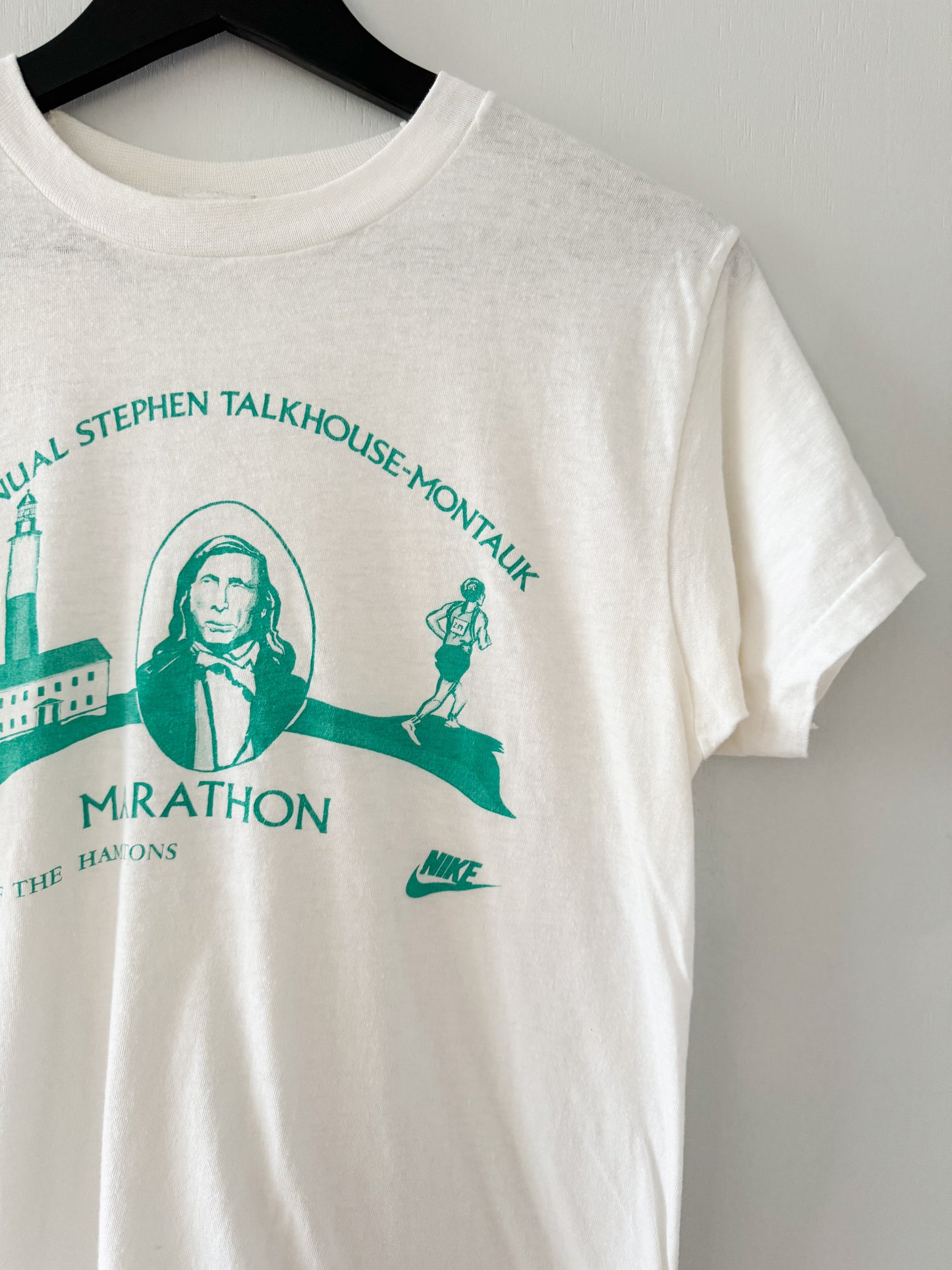 1970s Stephen Talkhouse Montauk Marathon Tee , Made in U.S.A.