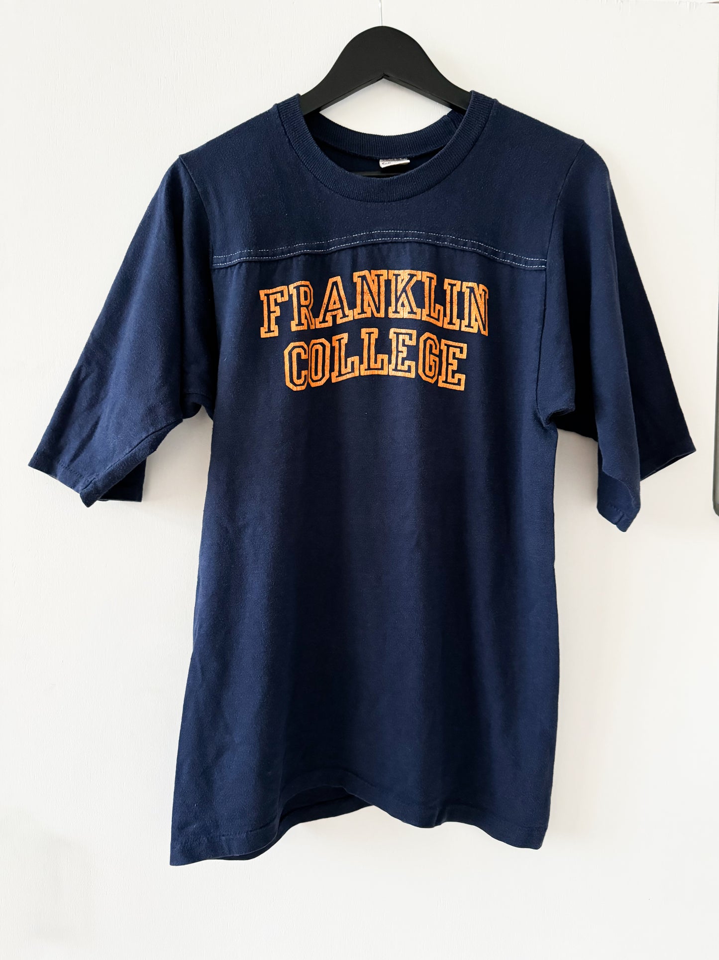 1970s-1980s Franklin College Tee , Made in U.S.A.