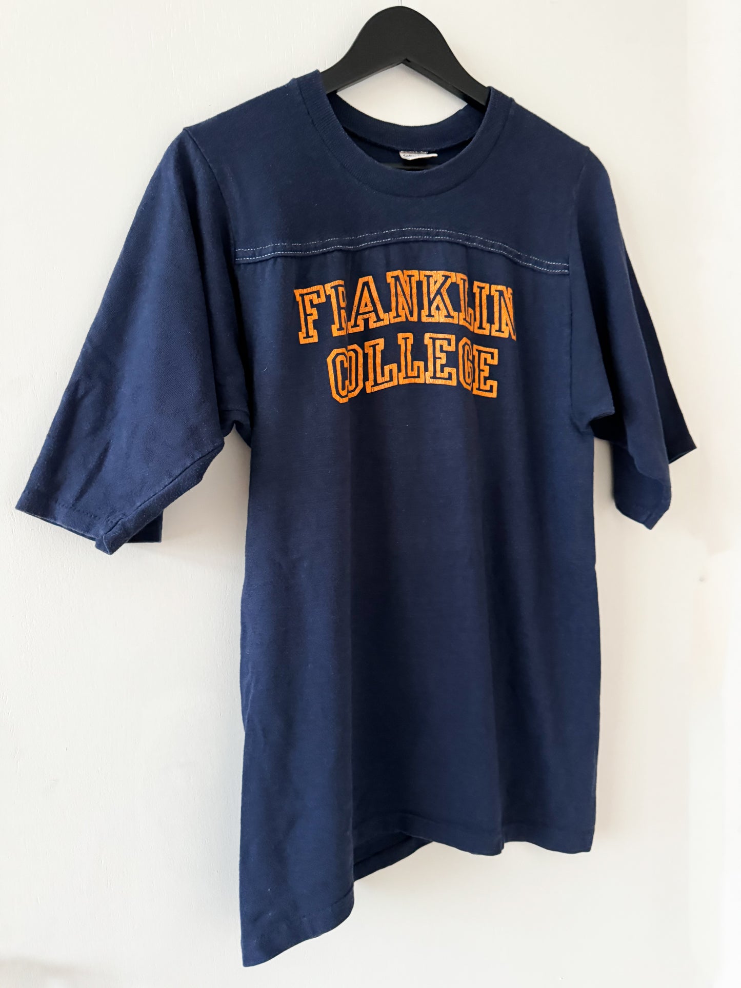 1970s-1980s Franklin College Tee , Made in U.S.A.