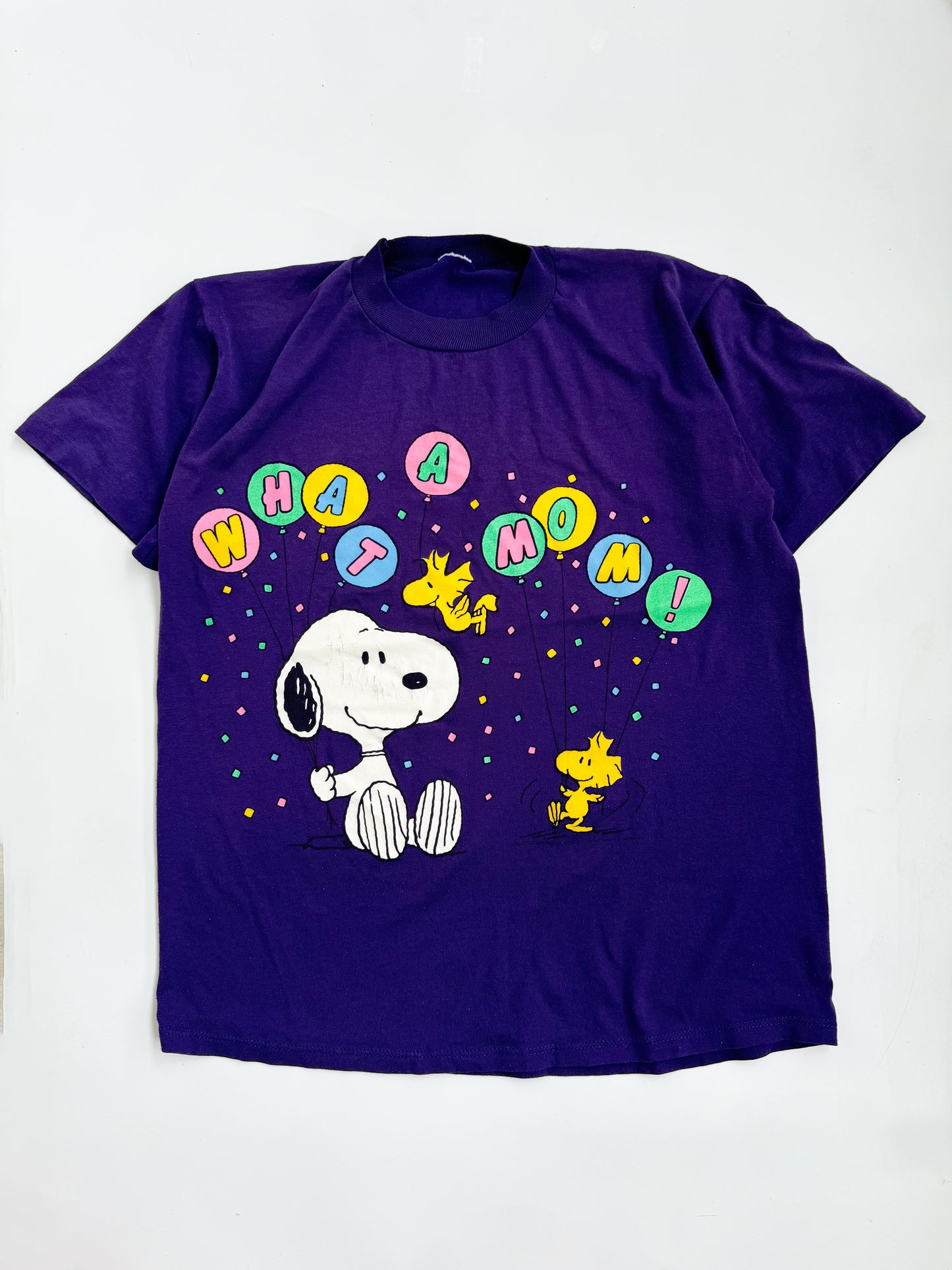 1980s Snoopy “What a Mom!” Tee , Made in U.S.A.