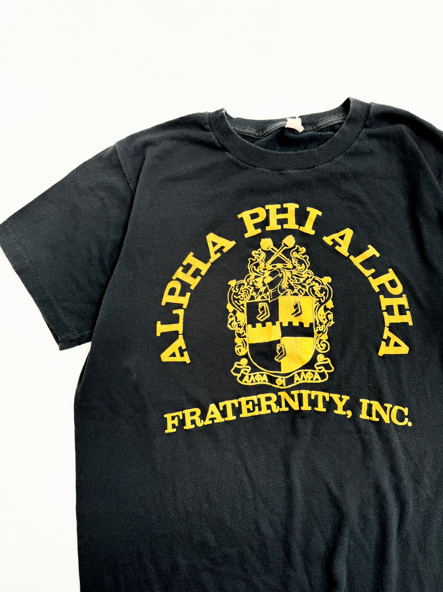 1980s Alpha Phi Alpha Fraternity Tee , Made in U.S.A.