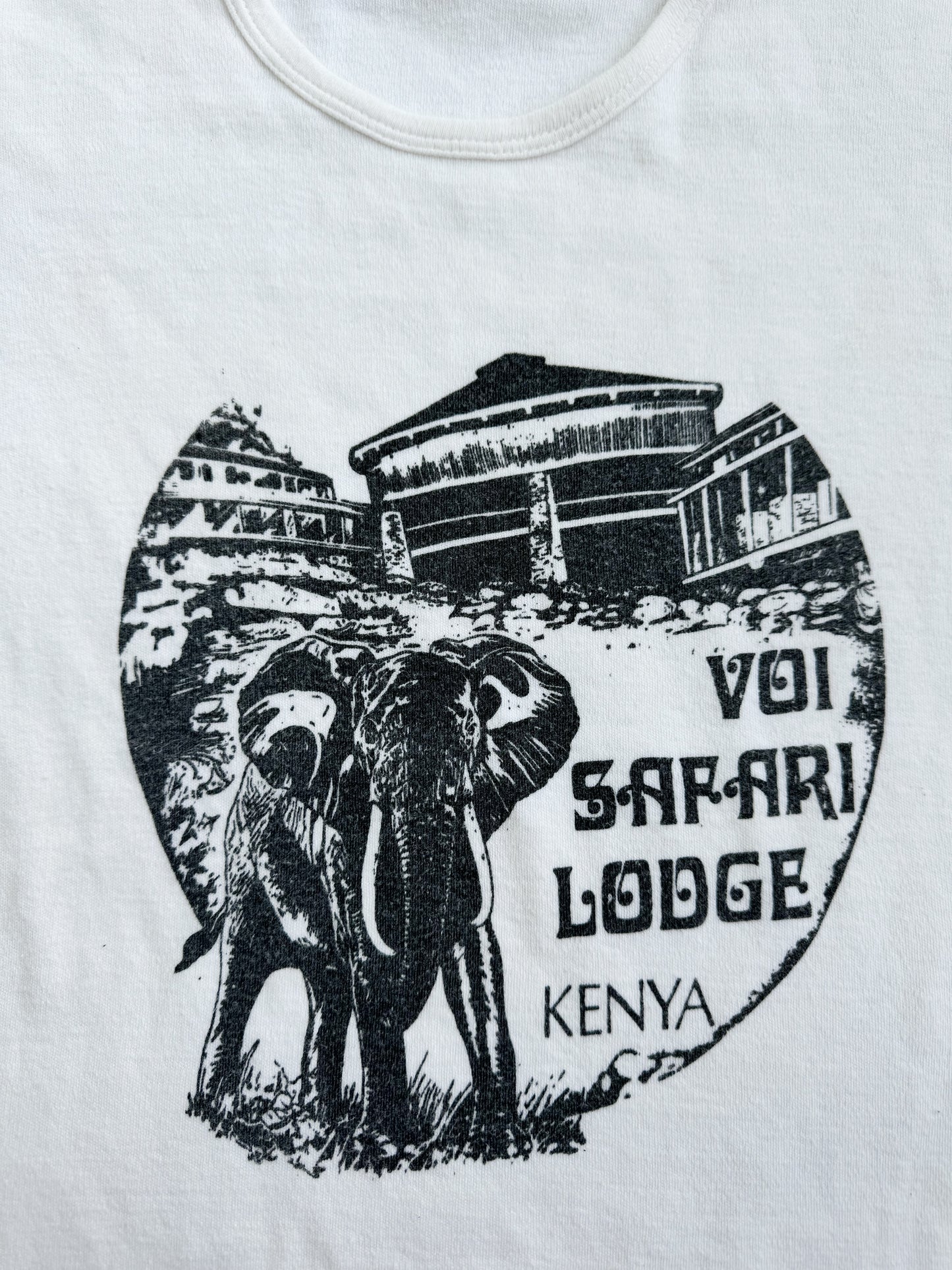 1970s Voi Safari Lodge Kenya Tee , Made in U.S.A.