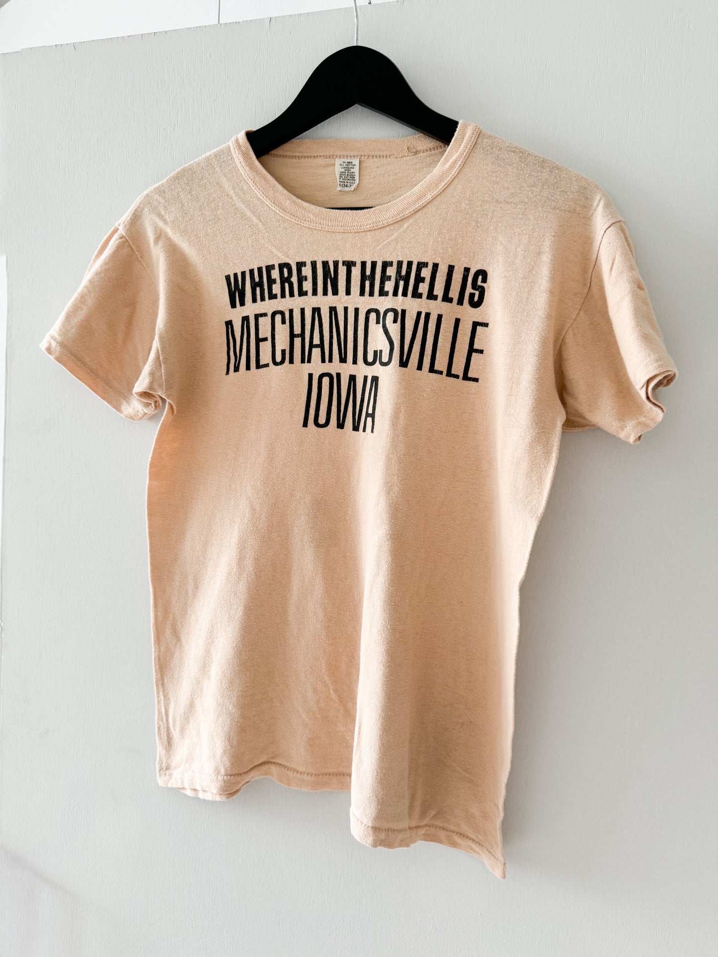 1970s Mechanicsville Iowa Tee , Made in U.S.A.