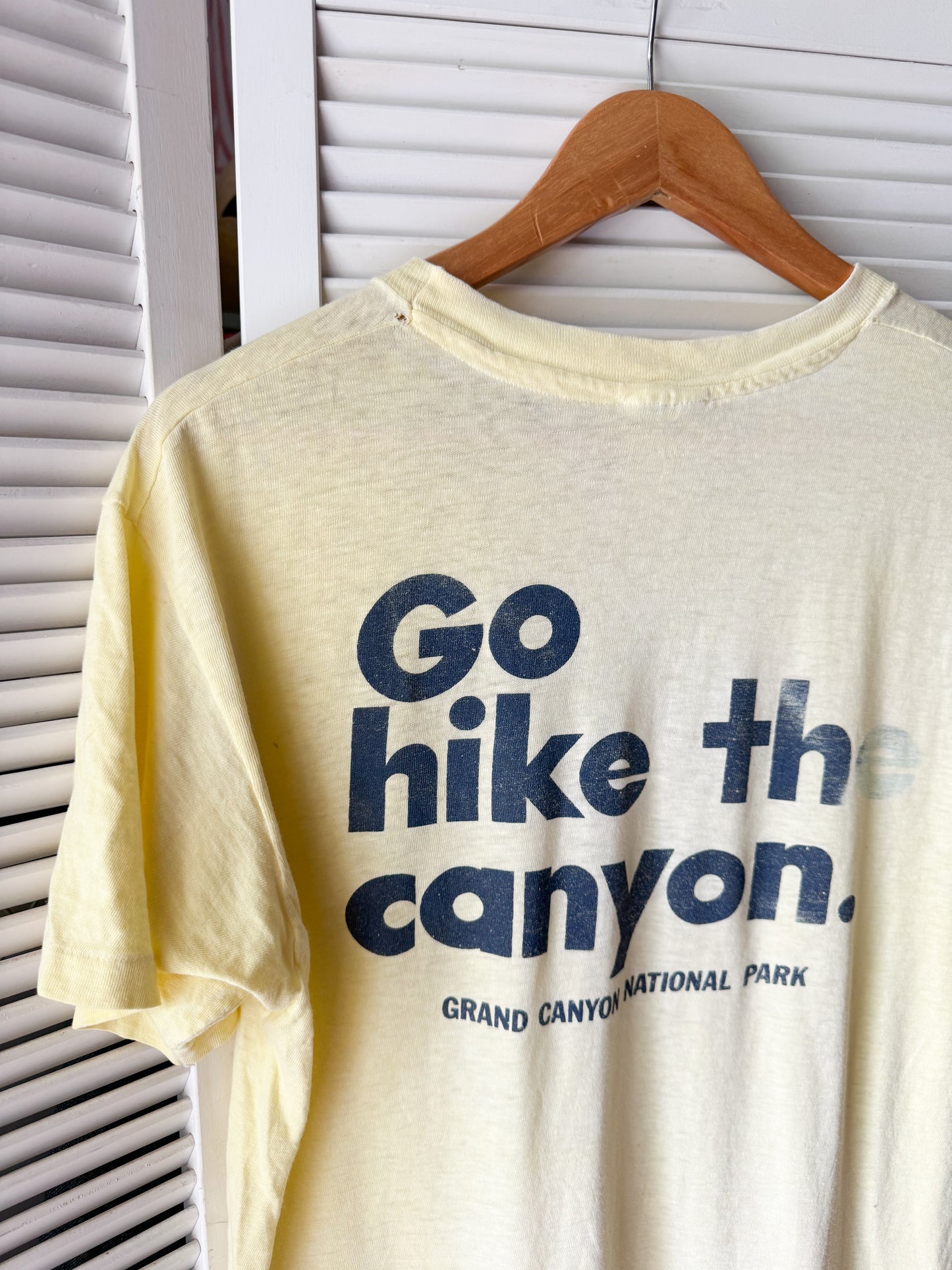 70's Go Hike The Canyon Tee , Made in U.S.A.