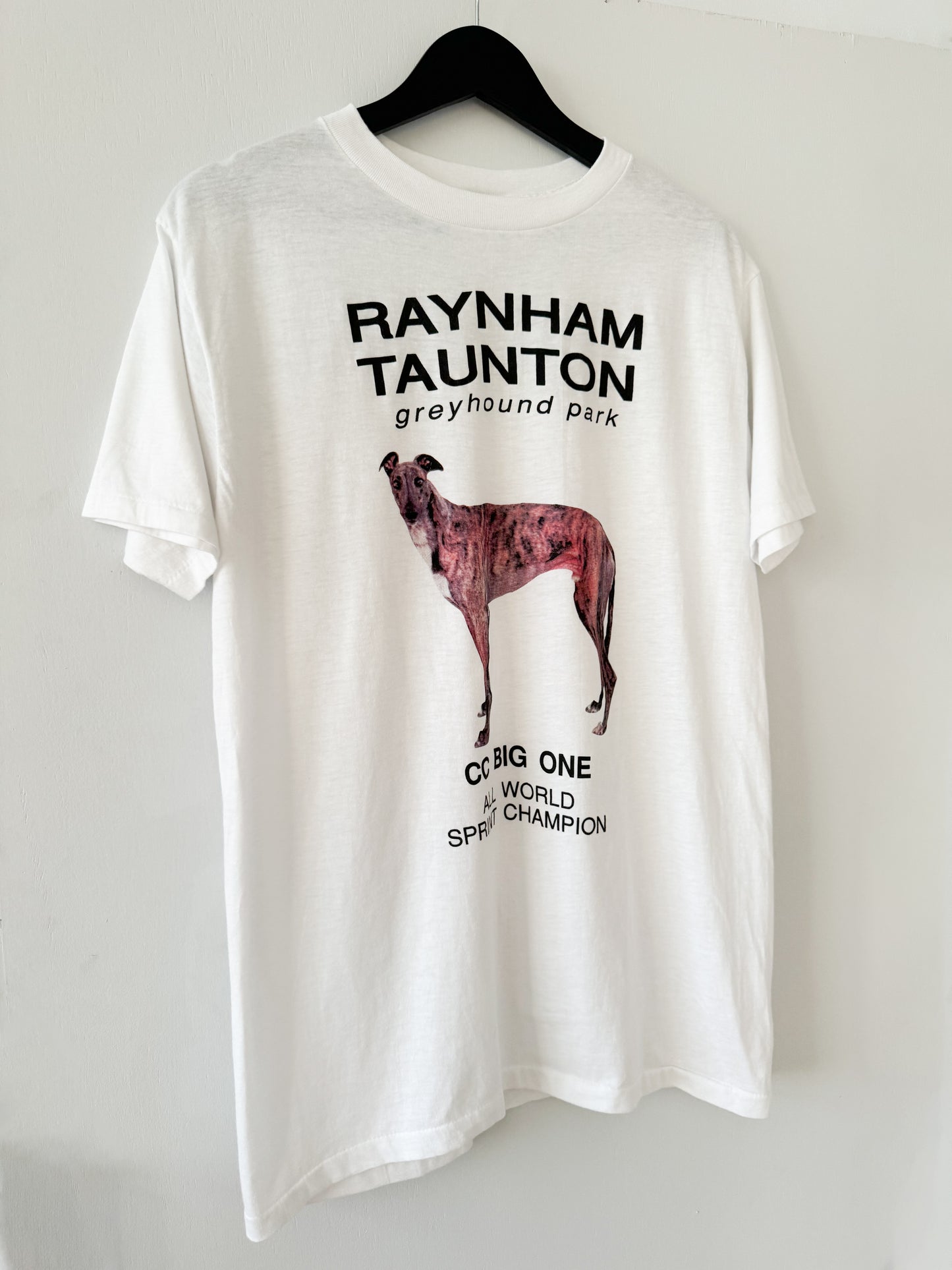 1990s Raynham Taunton Greyhound Park Tee , Made in U.S.A.