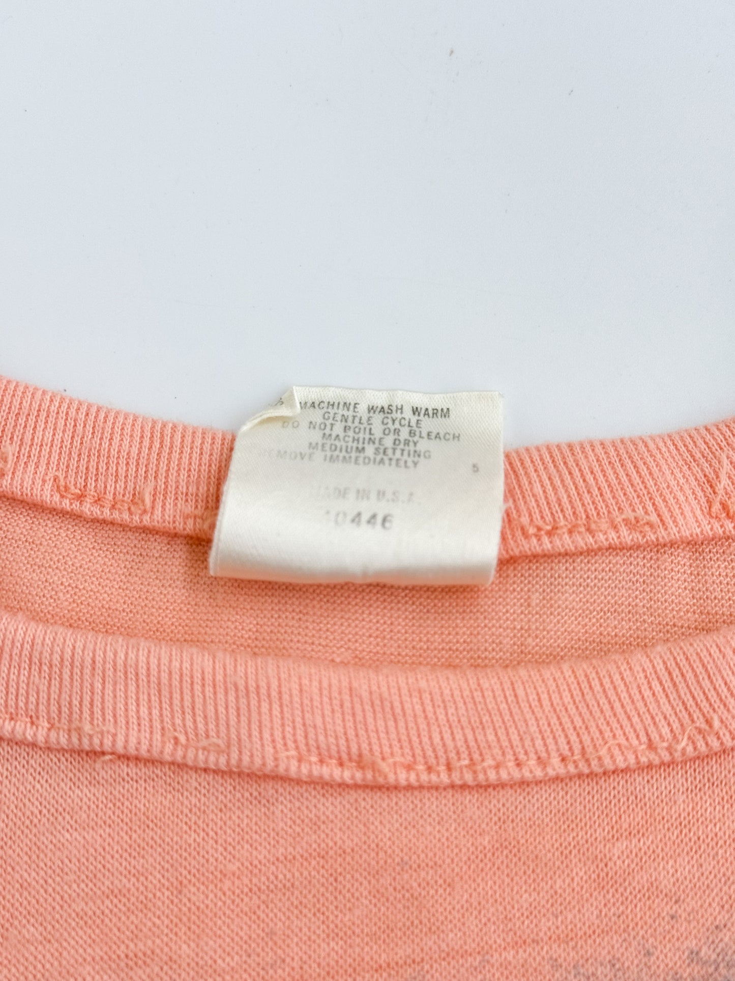1970s Tennis Player Graphic Tee , Made in Canada