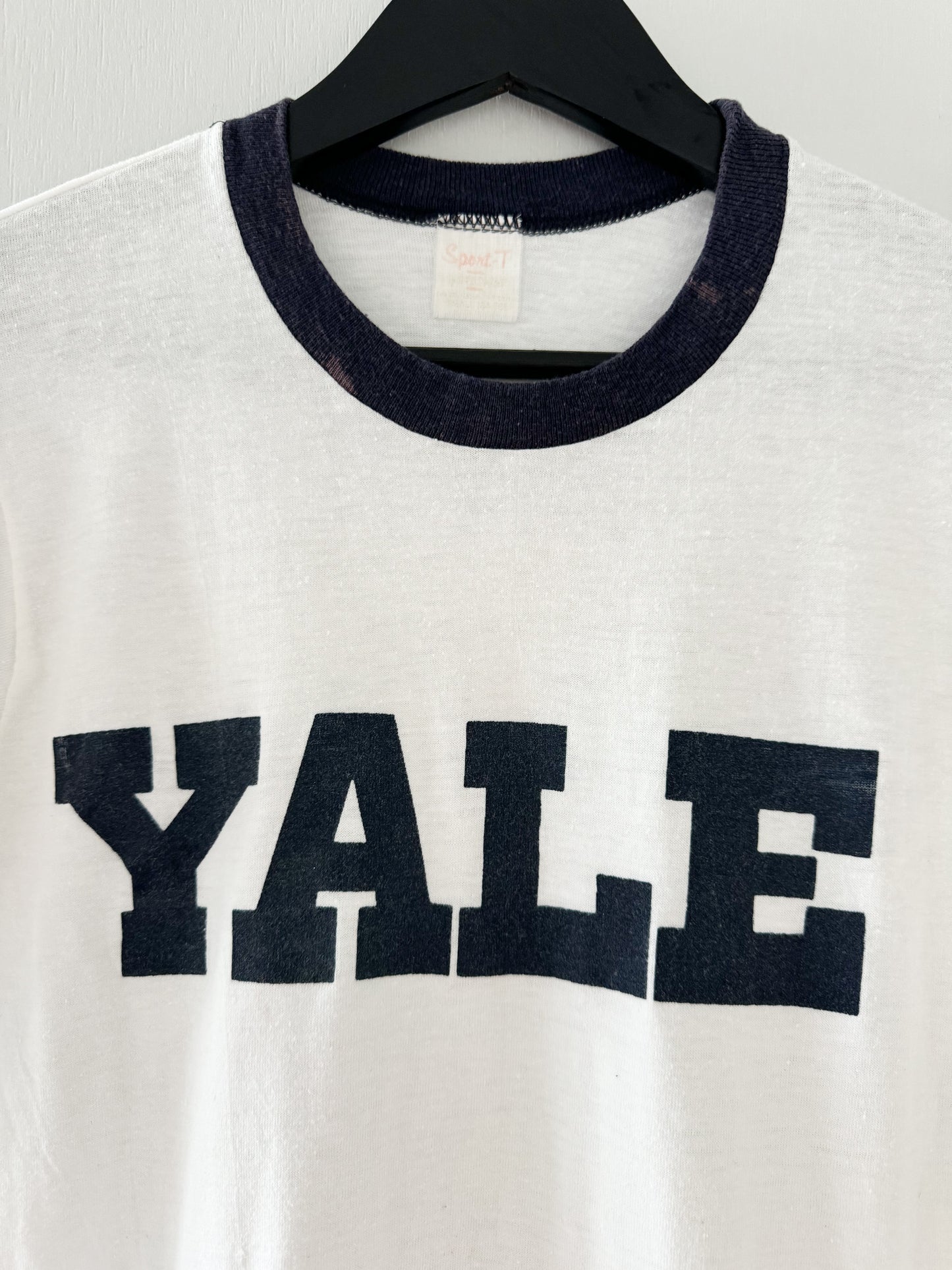 1980s Yale Ringer Tee , Made in U.S.A.