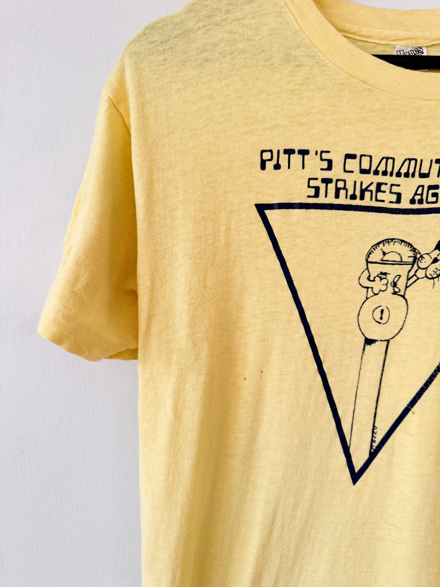 1980s Pitt’s Commuter Bandit Tee , Made in U.S.A.