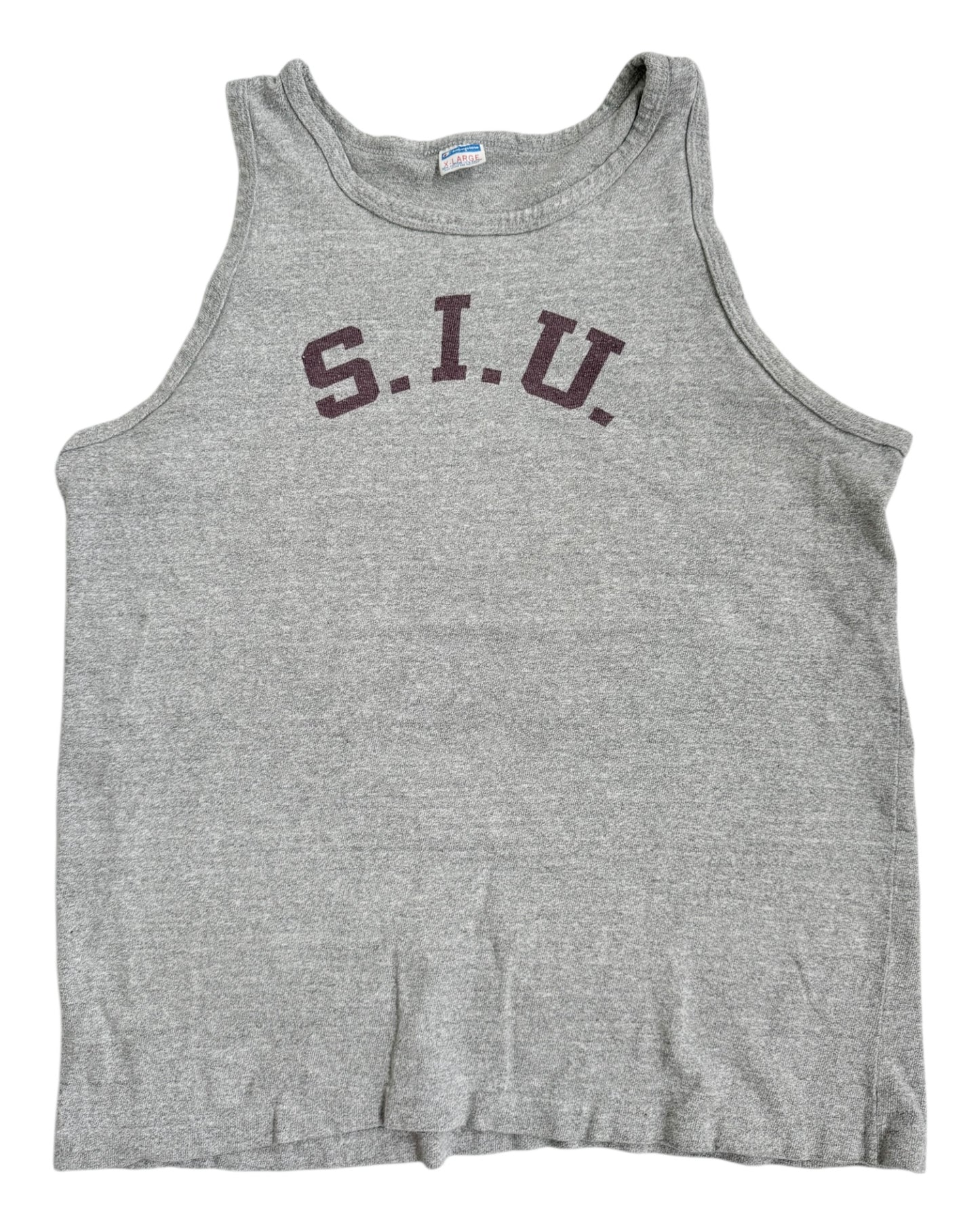 1970s Champion Southern Illinois University (S.I.U.) Tank Top , Made in U.S.A.