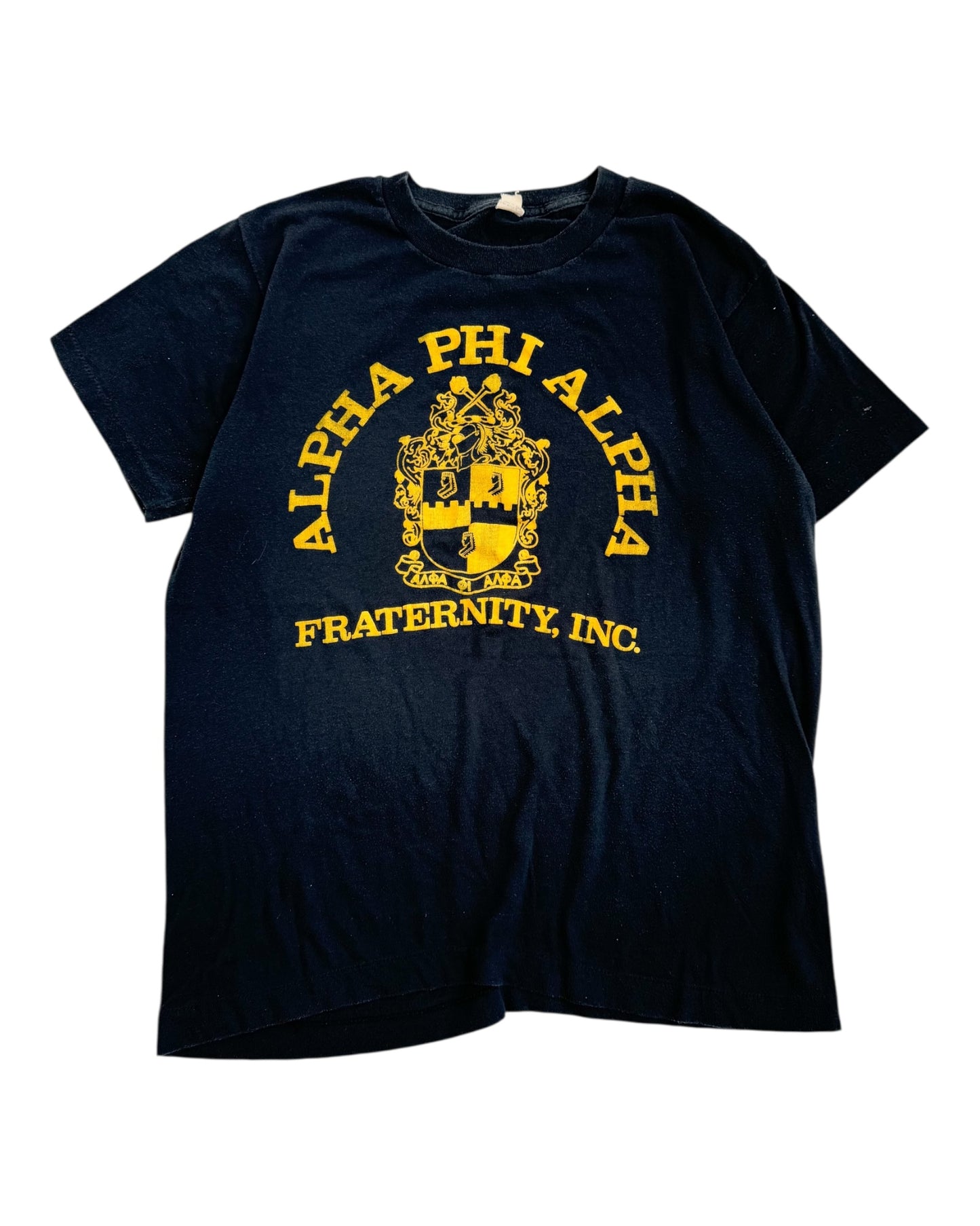 1980s Alpha Phi Alpha Fraternity Tee , Made in U.S.A.