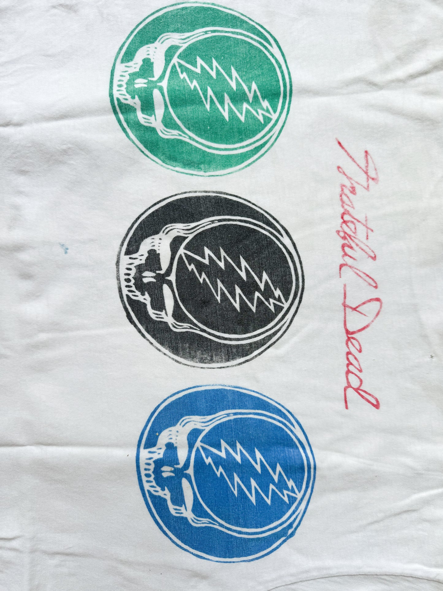 90's Grateful Dead Triple Skull Tee , Made in U.S.A.